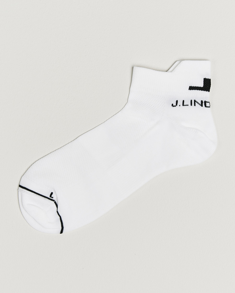 Herre | Undertøj | J.Lindeberg | Spin Short Golf Sock White