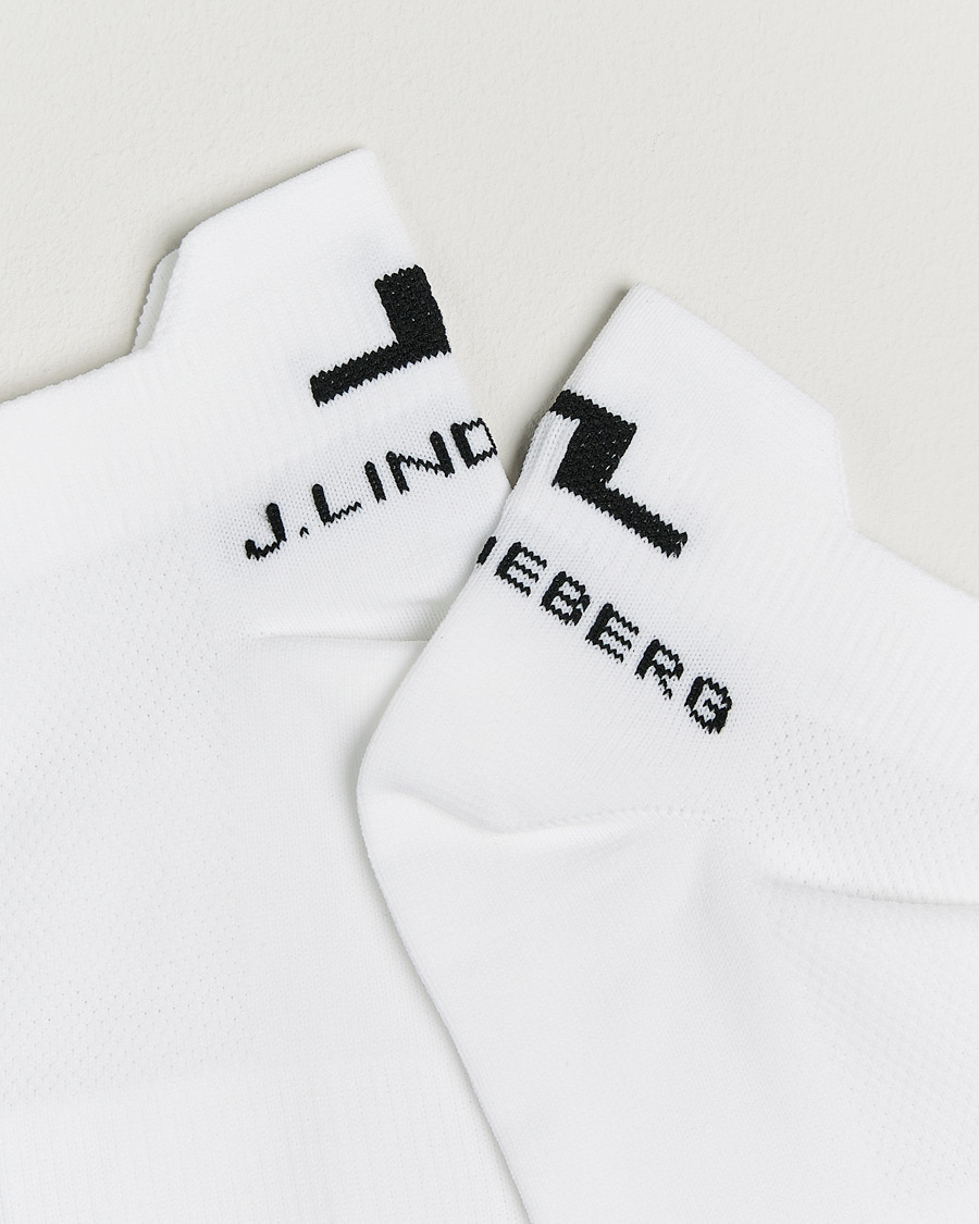 Herre | Undertøj | J.Lindeberg | Spin Short Golf Sock White