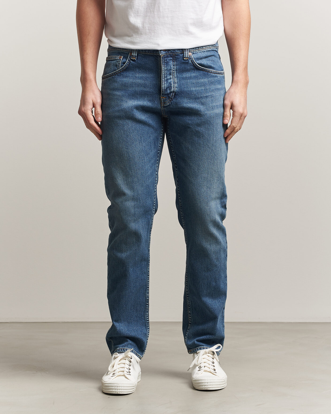 Herre | Jeans | Nudie Jeans | Solid Ollie Jeans Blue Blur