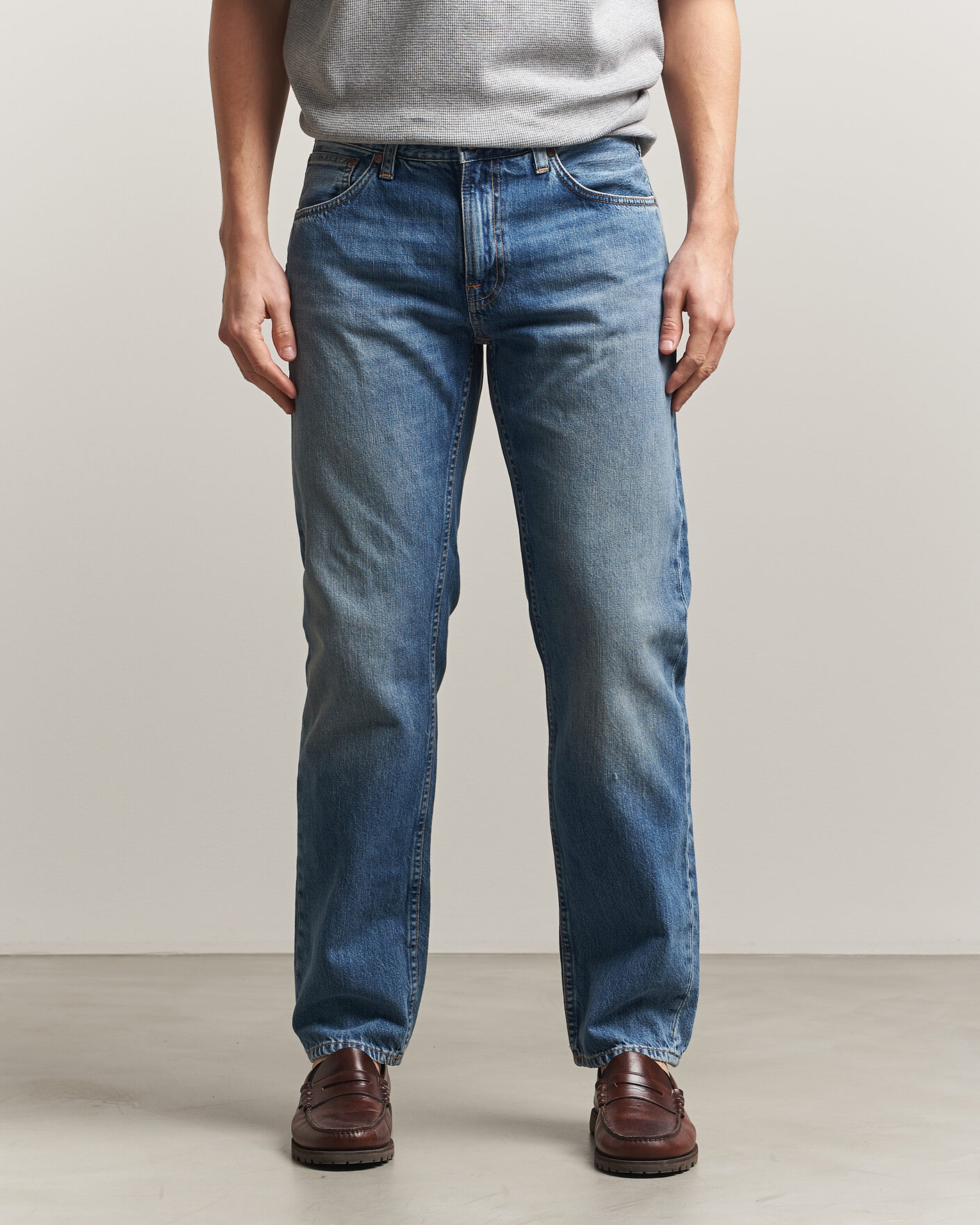 Herre | Bukser | Nudie Jeans | Gritty Jackson Jeans Cool Blue