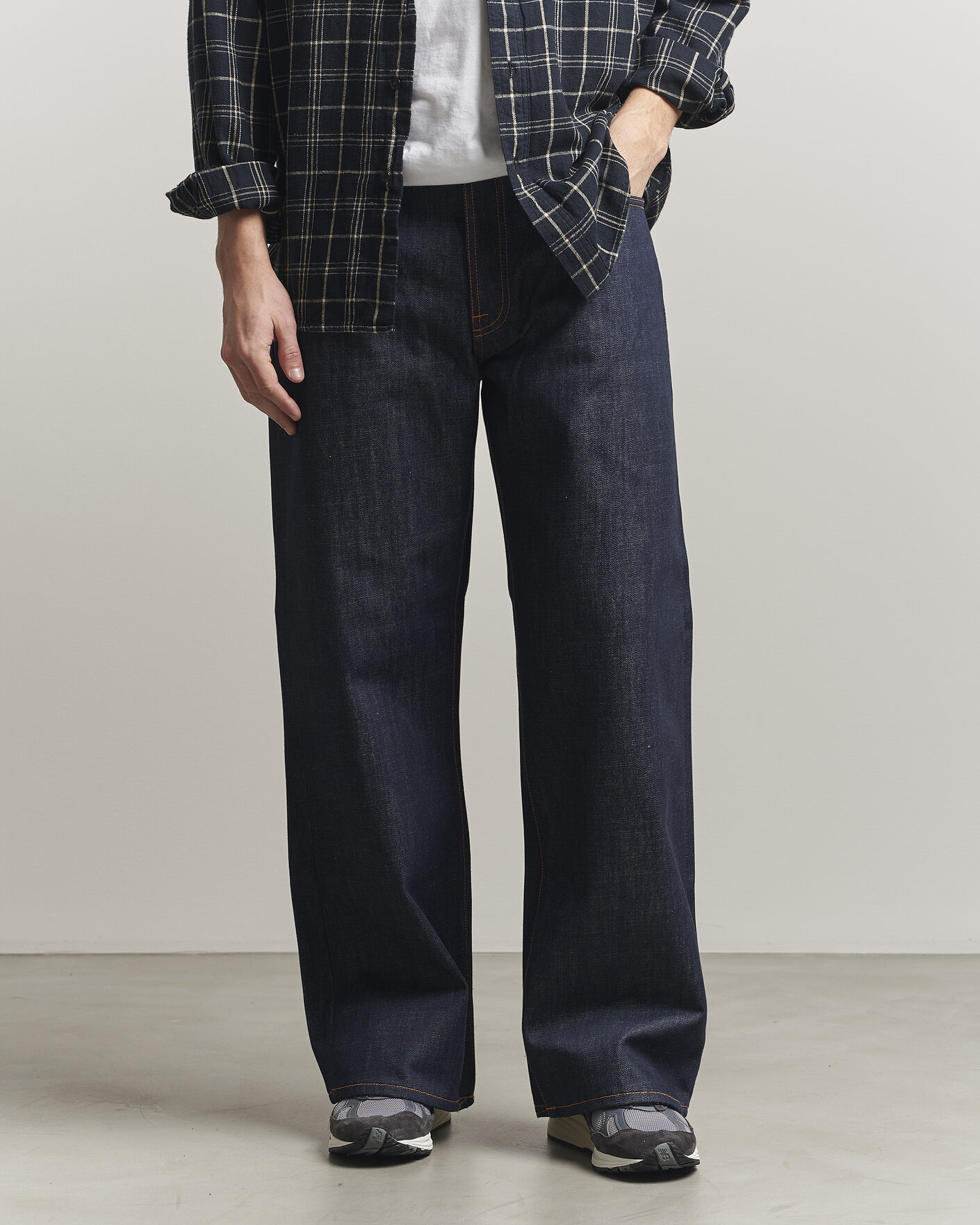 Herre | Jeans | Nudie Jeans | Loud Larry Jeans Dry Streaky