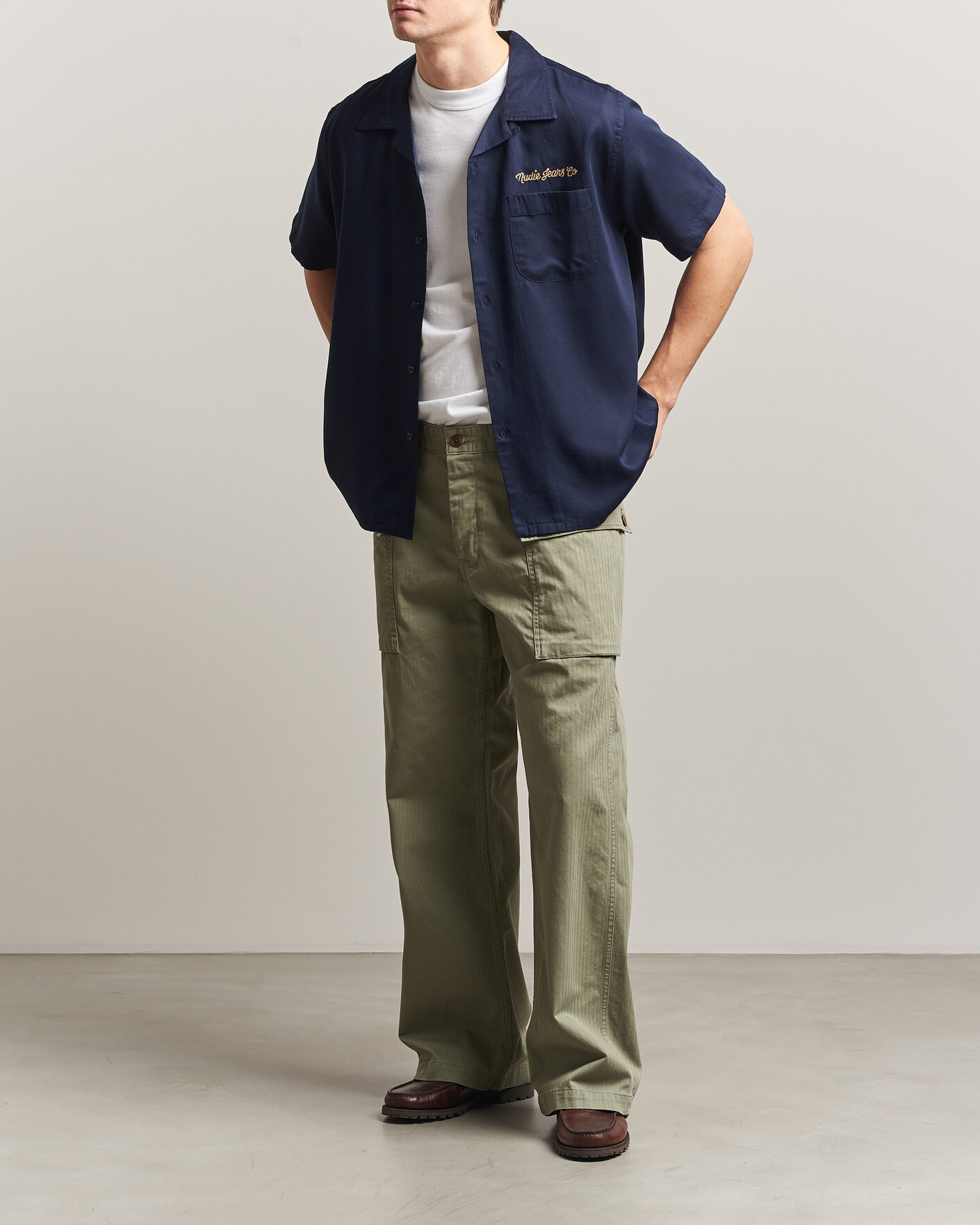 Herre | Bukser | Nudie Jeans | Loud Larry Pants Pale Green