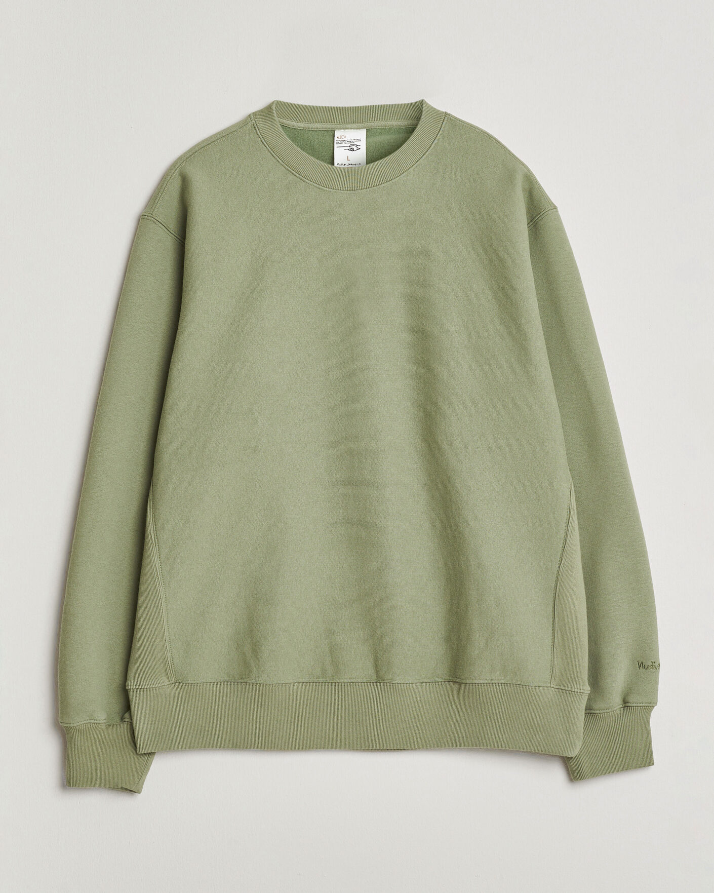 Herre | Trøjer | Nudie Jeans | Hasse Crew Neck Sweatshirt Green