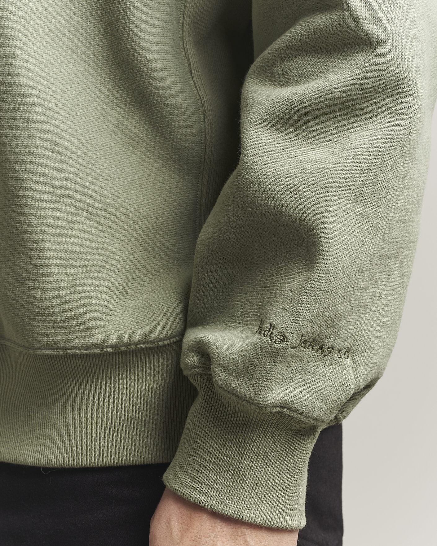Herre | Trøjer | Nudie Jeans | Hasse Crew Neck Sweatshirt Green