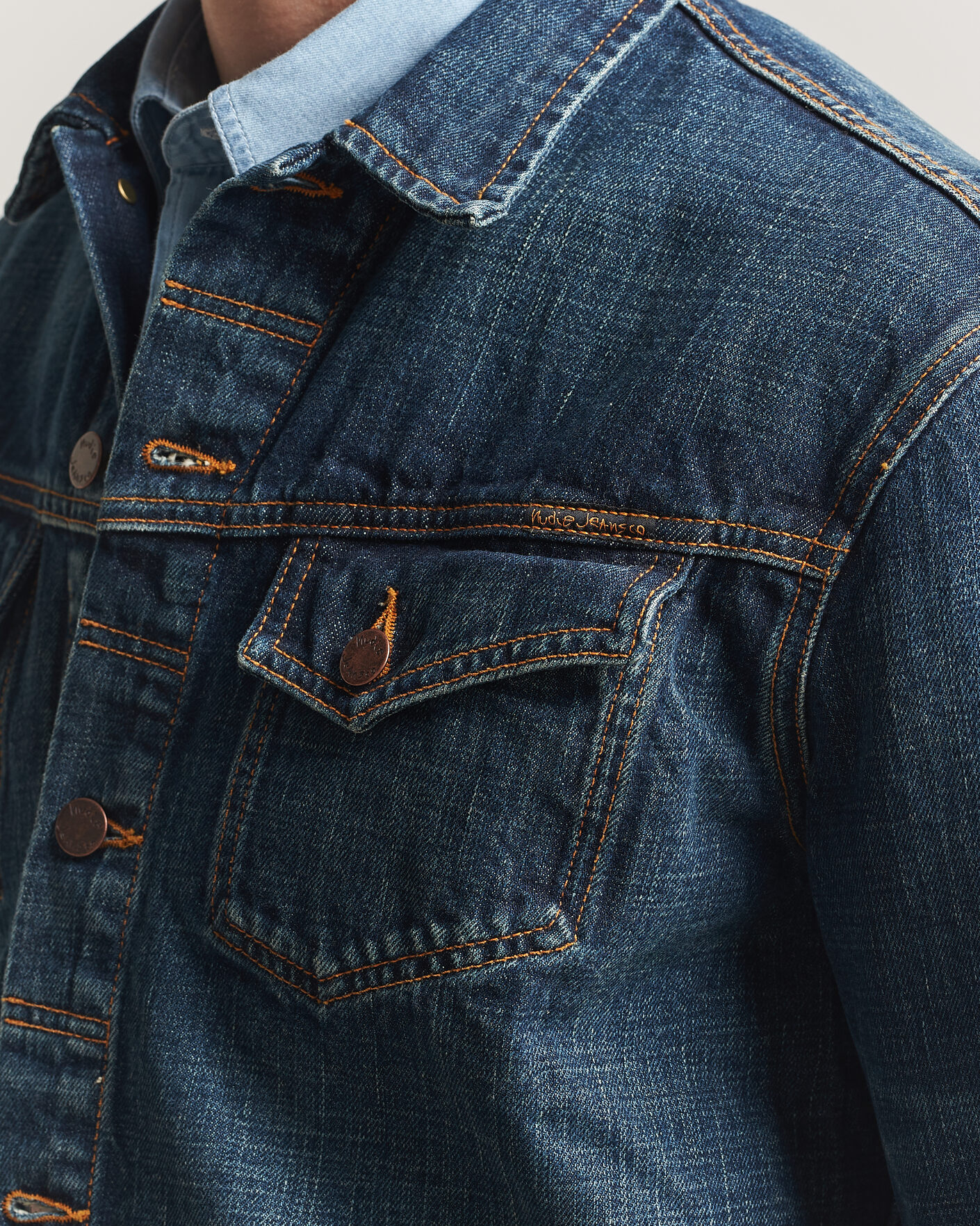 Herre | Jakker | Nudie Jeans | Conny Denim Jacket Heavy Used