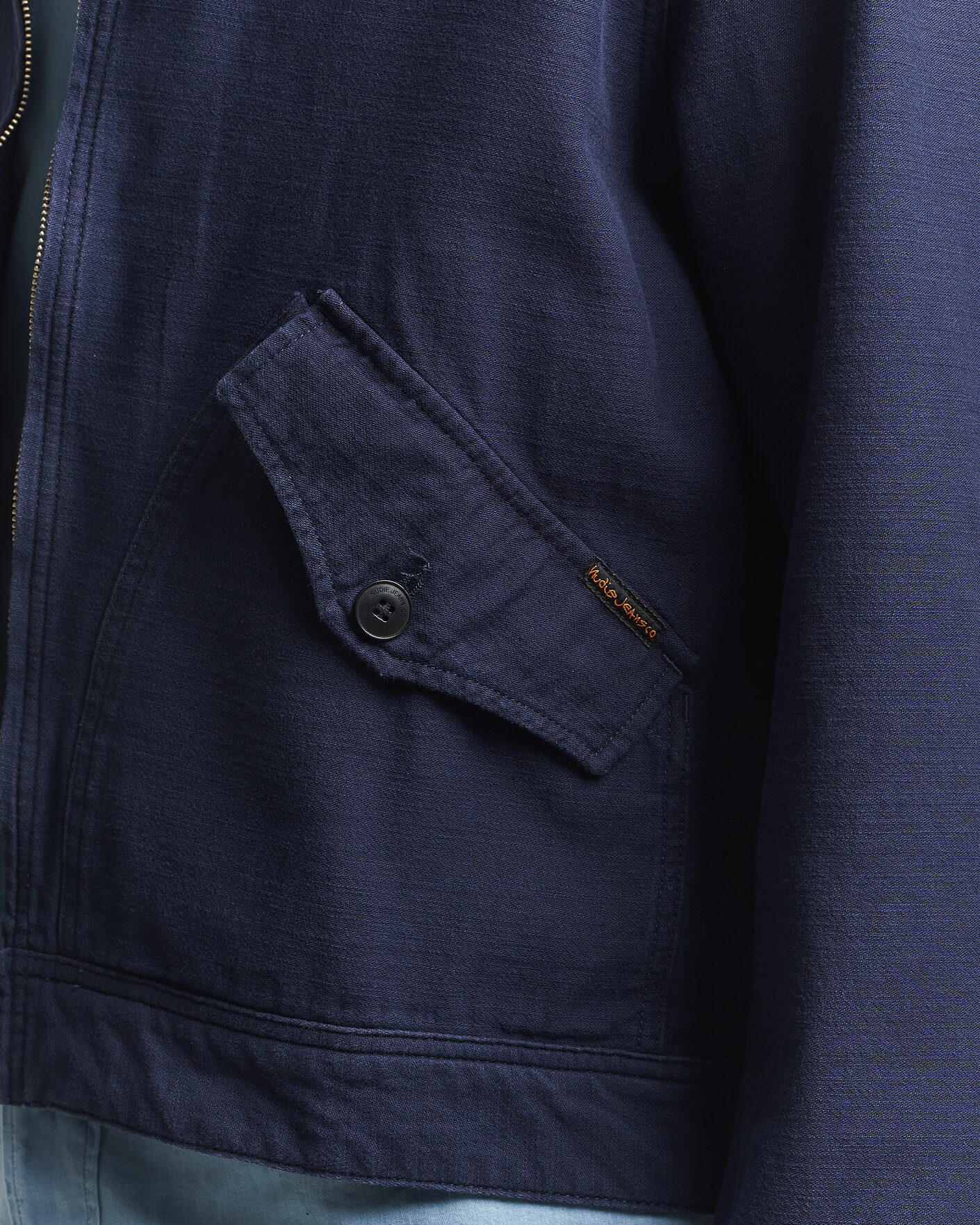 Herre | Jakker | Nudie Jeans | Blake Embroided Jacket Navy