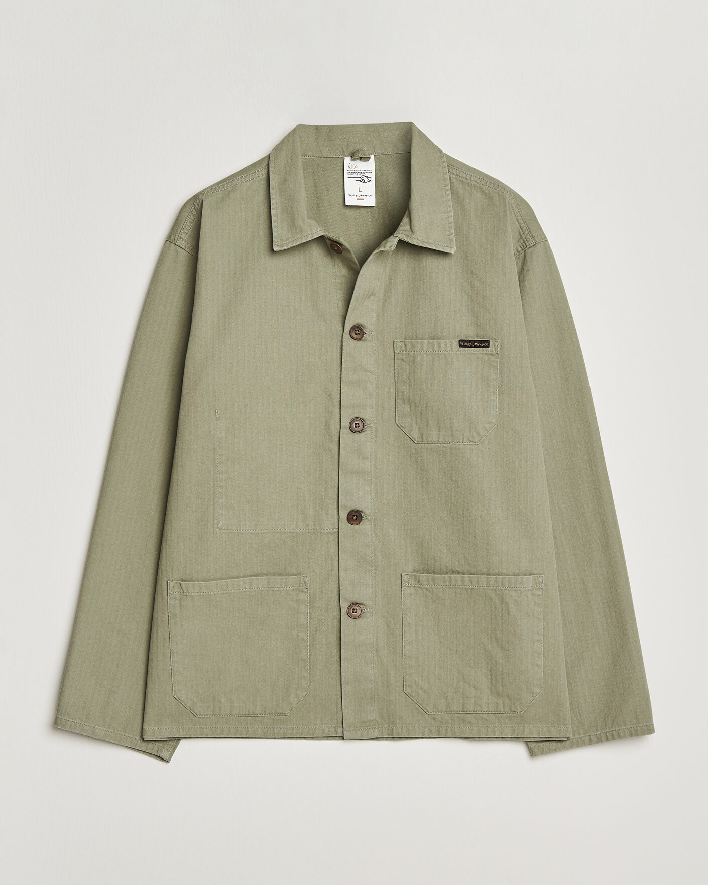 Herre | Skjorter | Nudie Jeans | Buddy Chore Jacket Pale Green