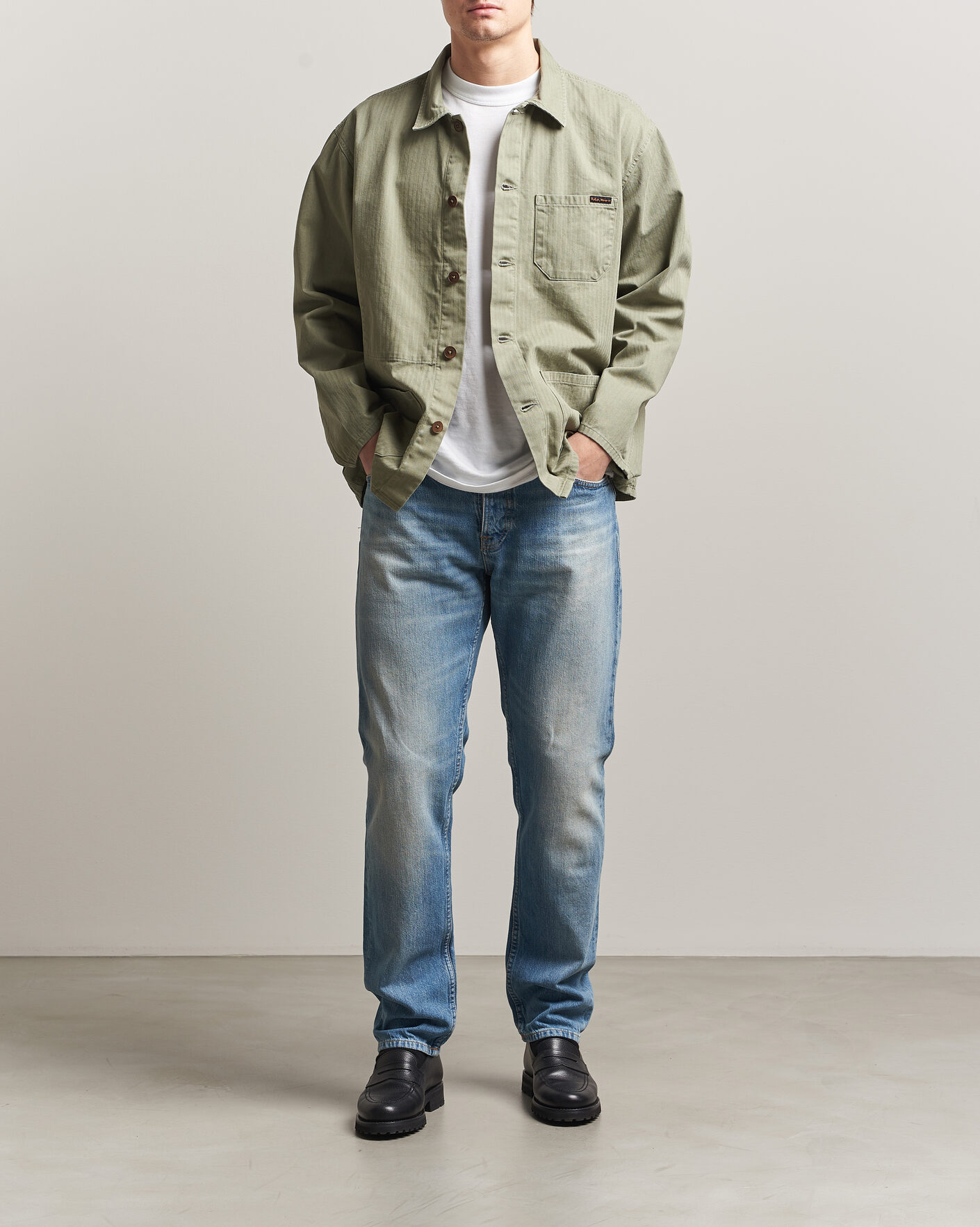 Herre | Skjorter | Nudie Jeans | Buddy Chore Jacket Pale Green