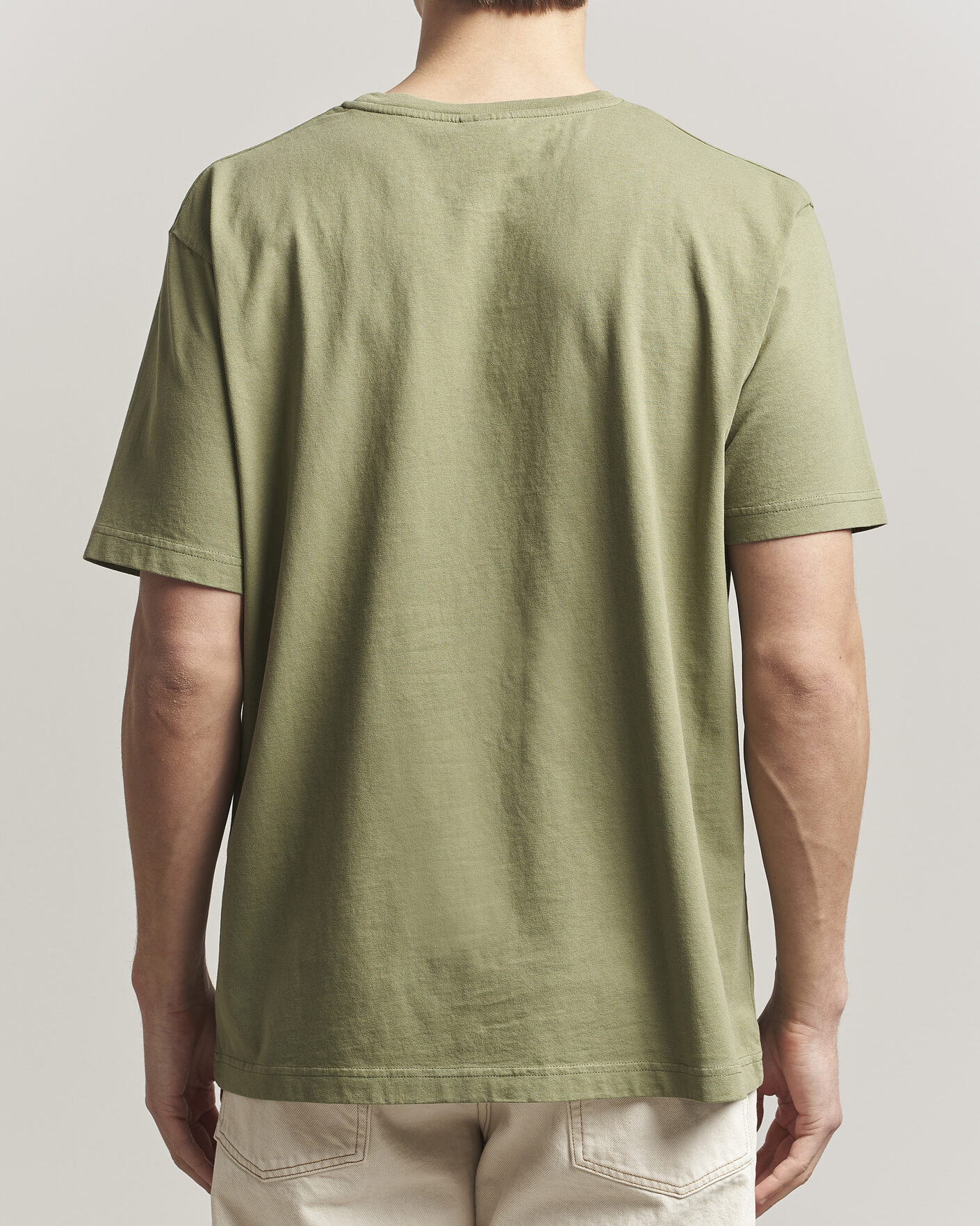 Herre | T-Shirts | Nudie Jeans | Uno Everyday Crew Neck T-Shirt Green