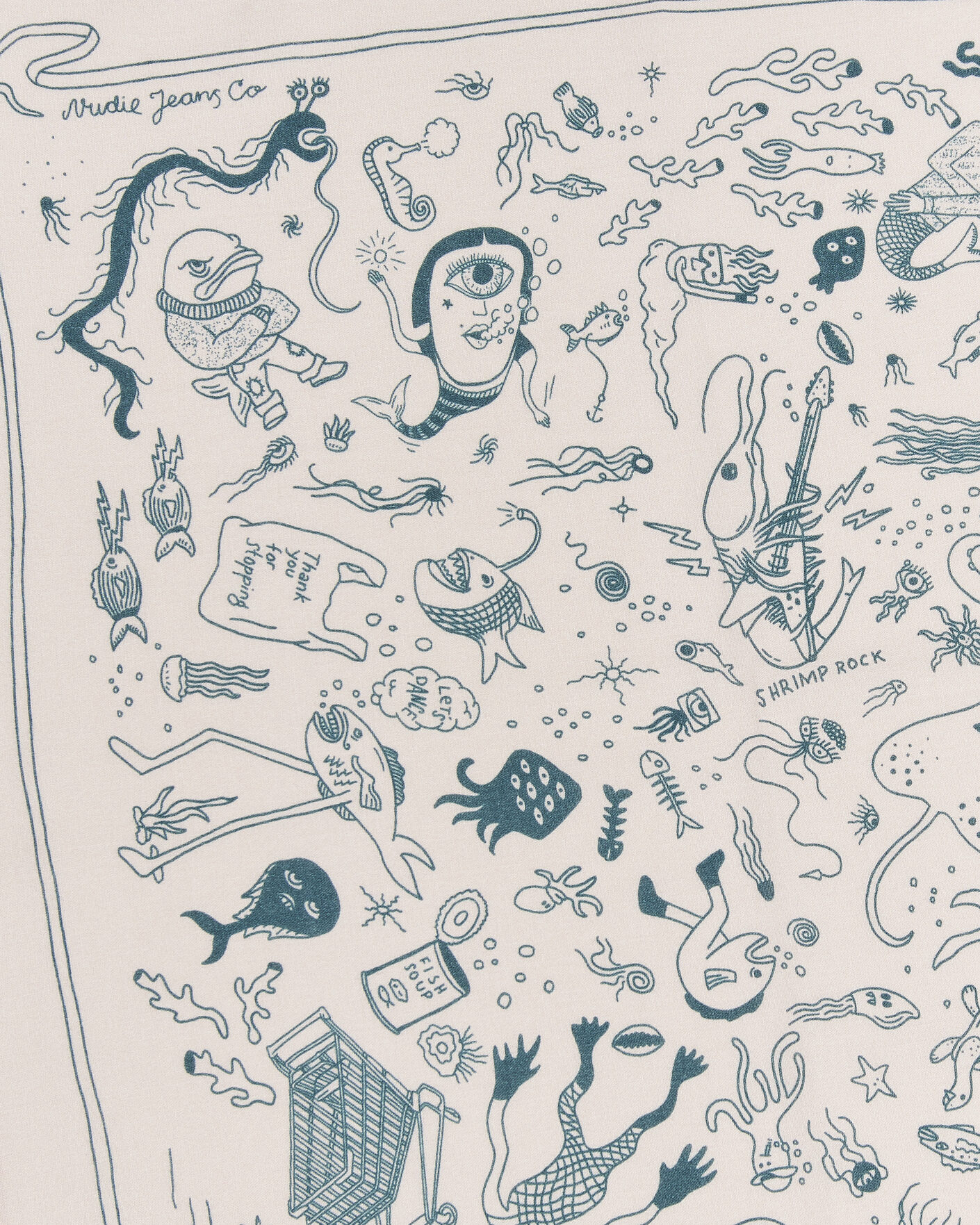 Herre | Tørklæde | Nudie Jeans | Ingrid Printed Bandana Pink