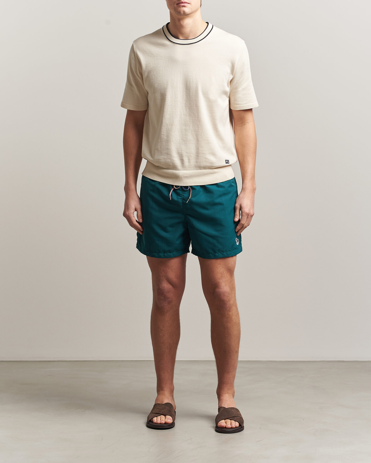 Herre | Badebukser | Paul Smith | Zebra Swimshorts Dark Green