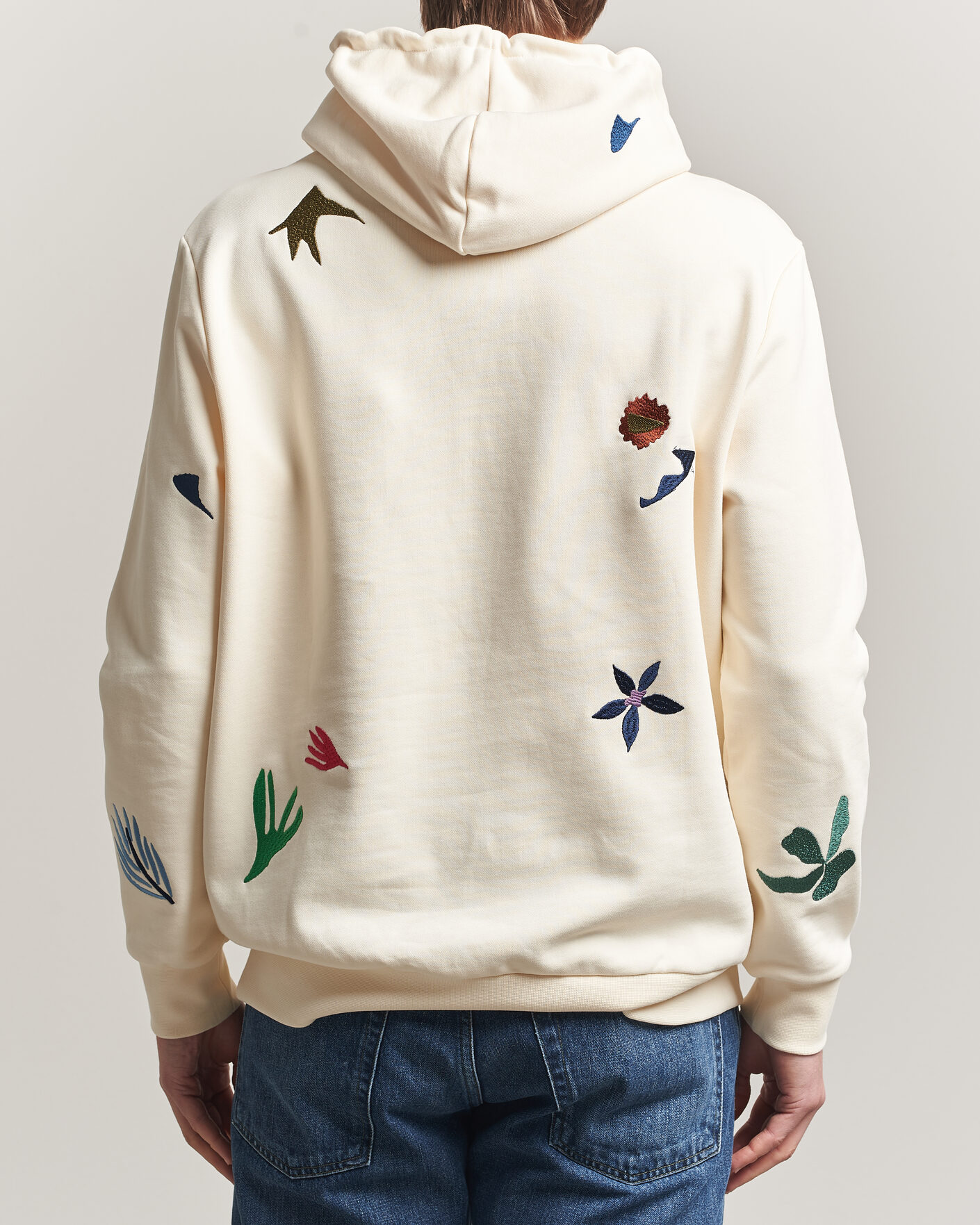 Herre | Trøjer | Paul Smith | Embroidered Hoodie White
