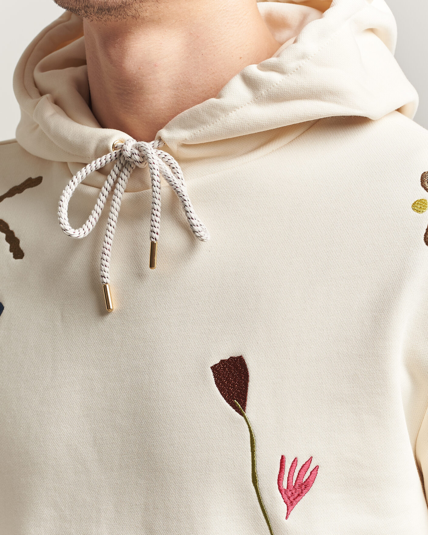Herre | Trøjer | Paul Smith | Embroidered Hoodie White