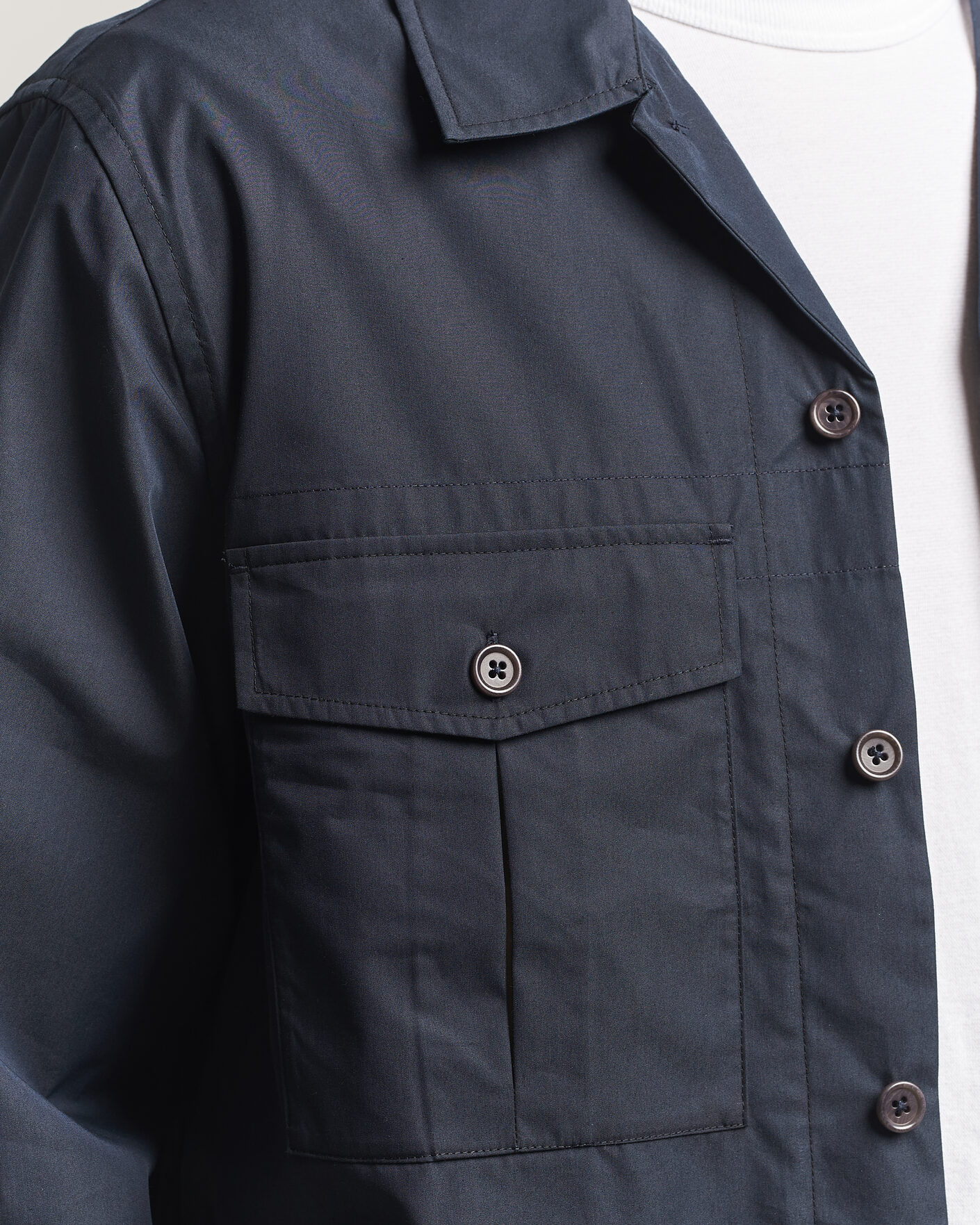 Herre | Skjorter | PS Paul Smith | Casual Cotton Overshirt Navy
