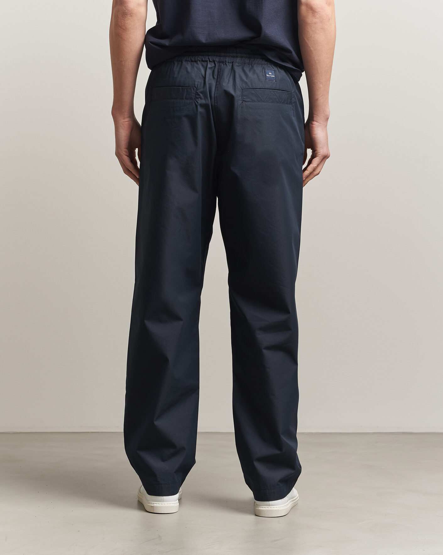 Herre | Bukser | PS Paul Smith | Casual Cotton Drawstring Trousers Navy