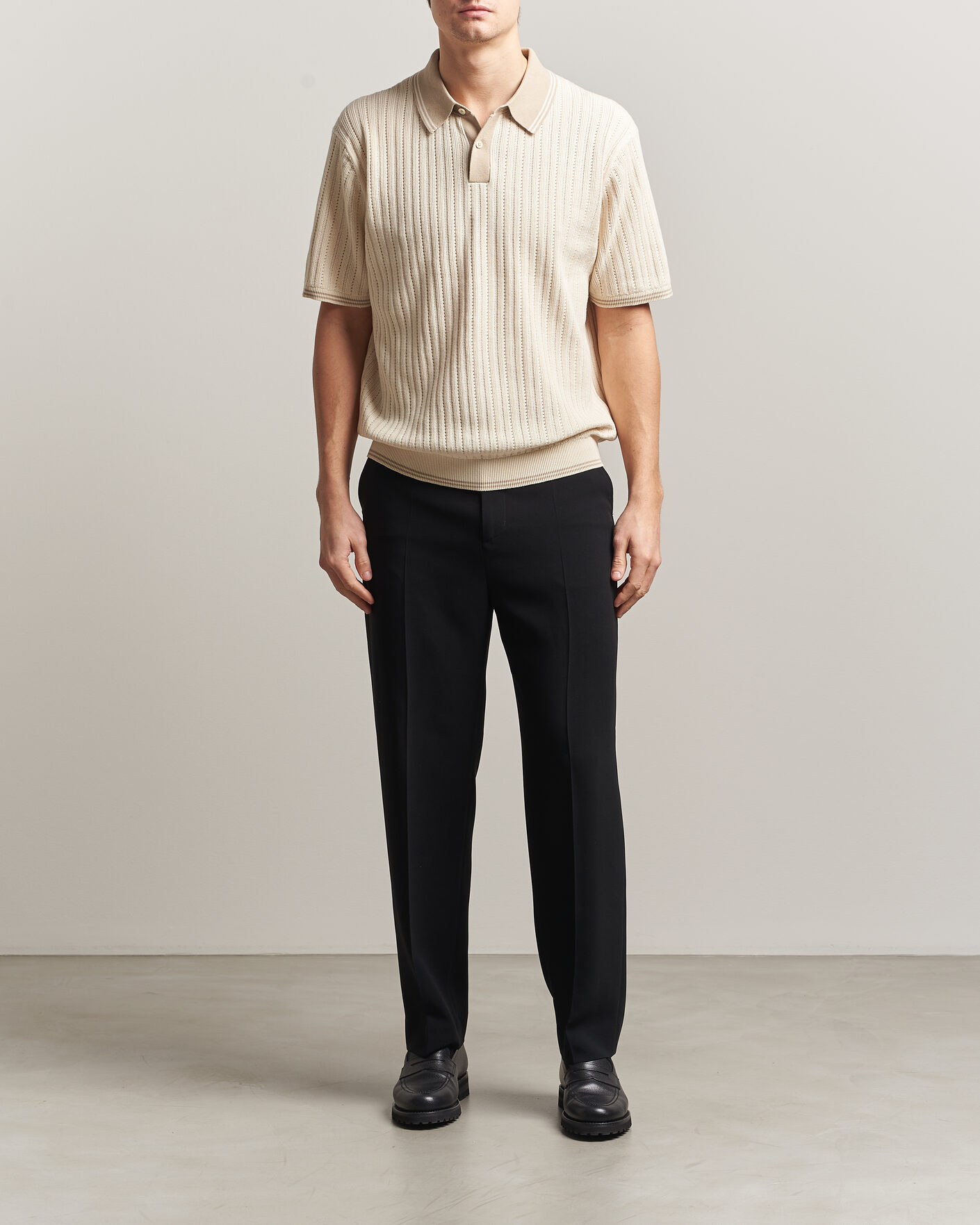 Herre | Polotrøjer | PS Paul Smith | Cotton Knitted Polo White