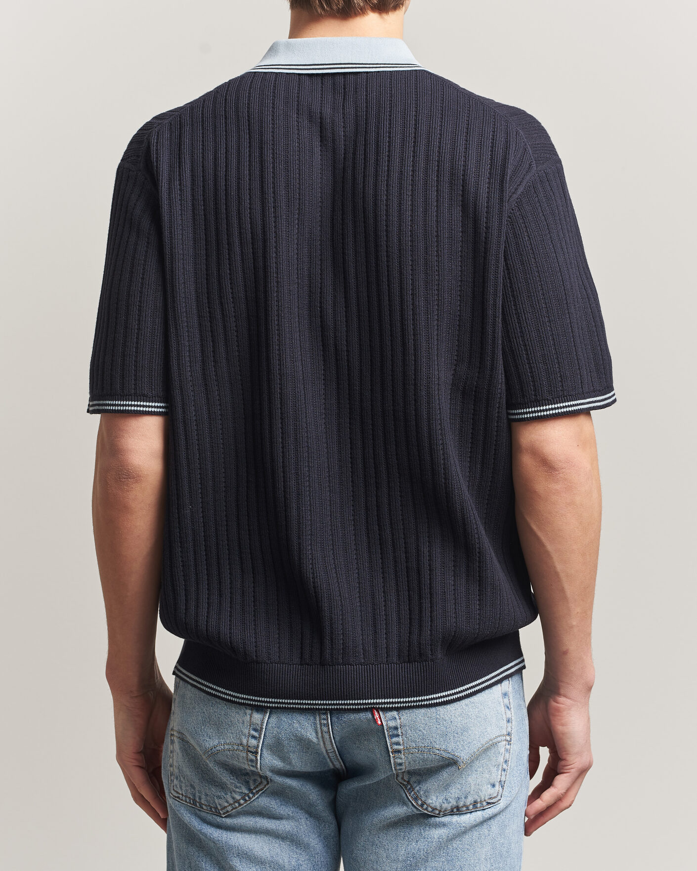 Herre | Polotrøjer | PS Paul Smith | Cotton Knitted Polo Navy