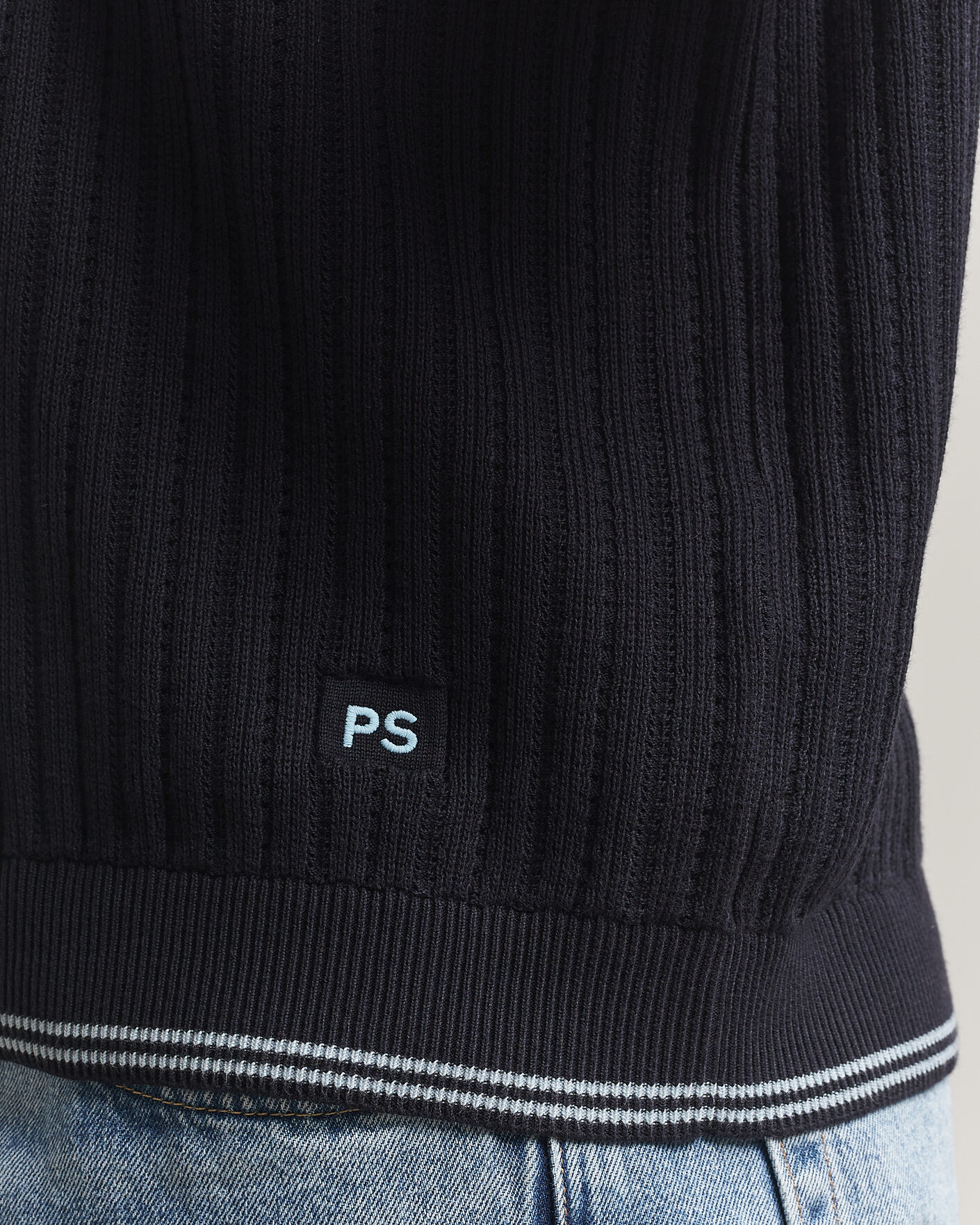 Herre | Polotrøjer | PS Paul Smith | Cotton Knitted Polo Navy