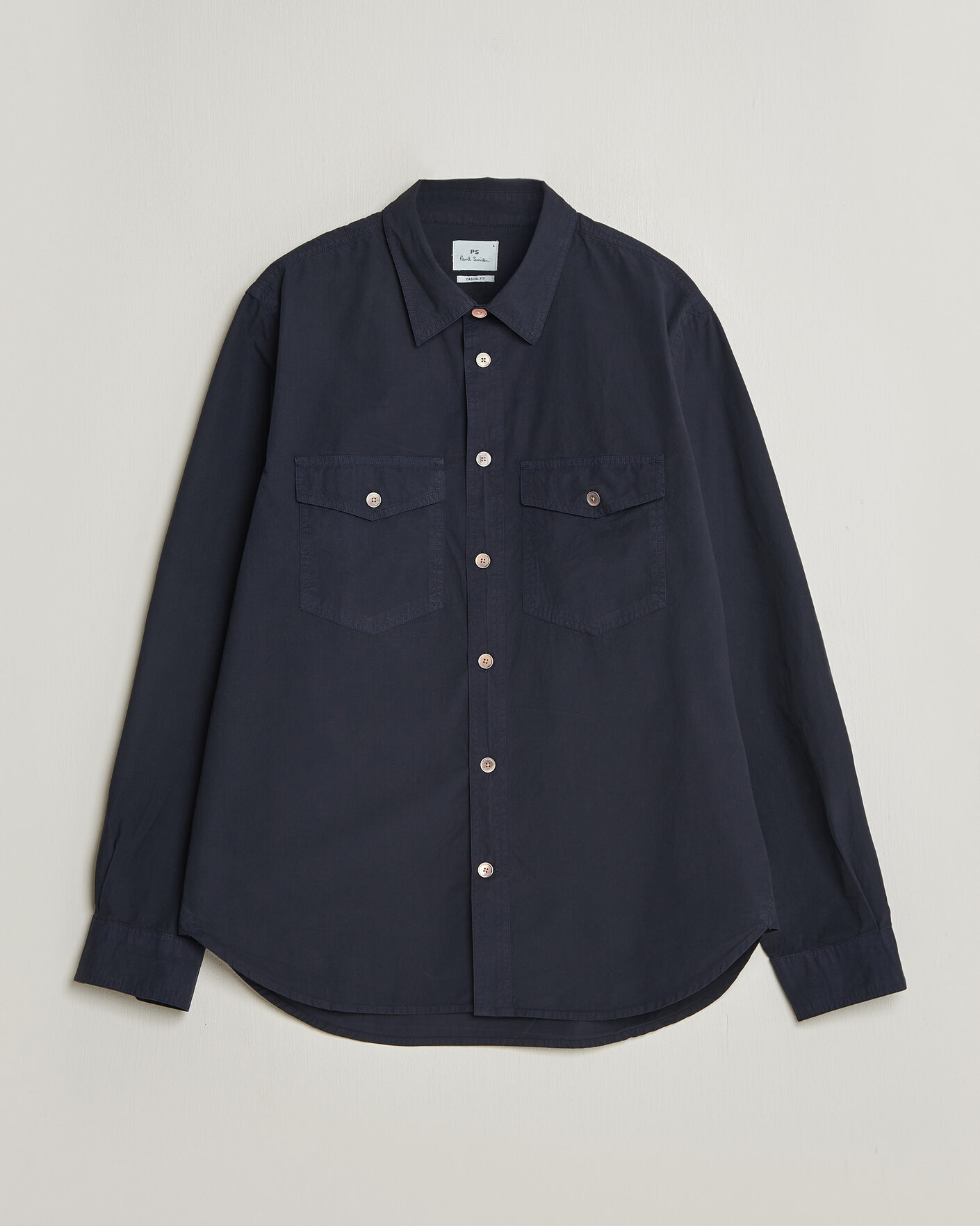 Herre | Skjorter | PS Paul Smith | Cotton Pocket Overshirt Navy