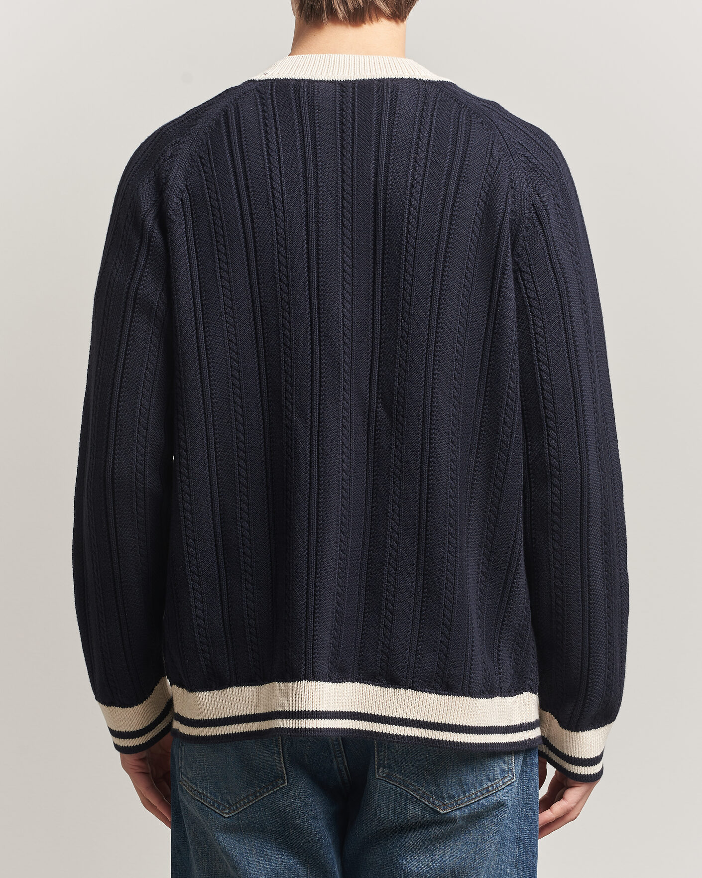 Herre | Trøjer | PS Paul Smith | Cotton Knitted Cardigan Navy