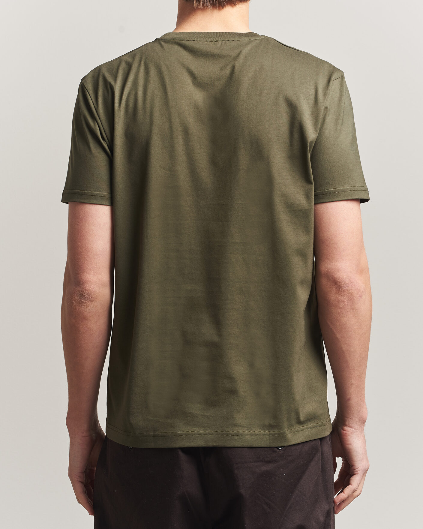 Herre | T-Shirts | Sunspel | Riviera Midweight T-Shirt Deep Olive