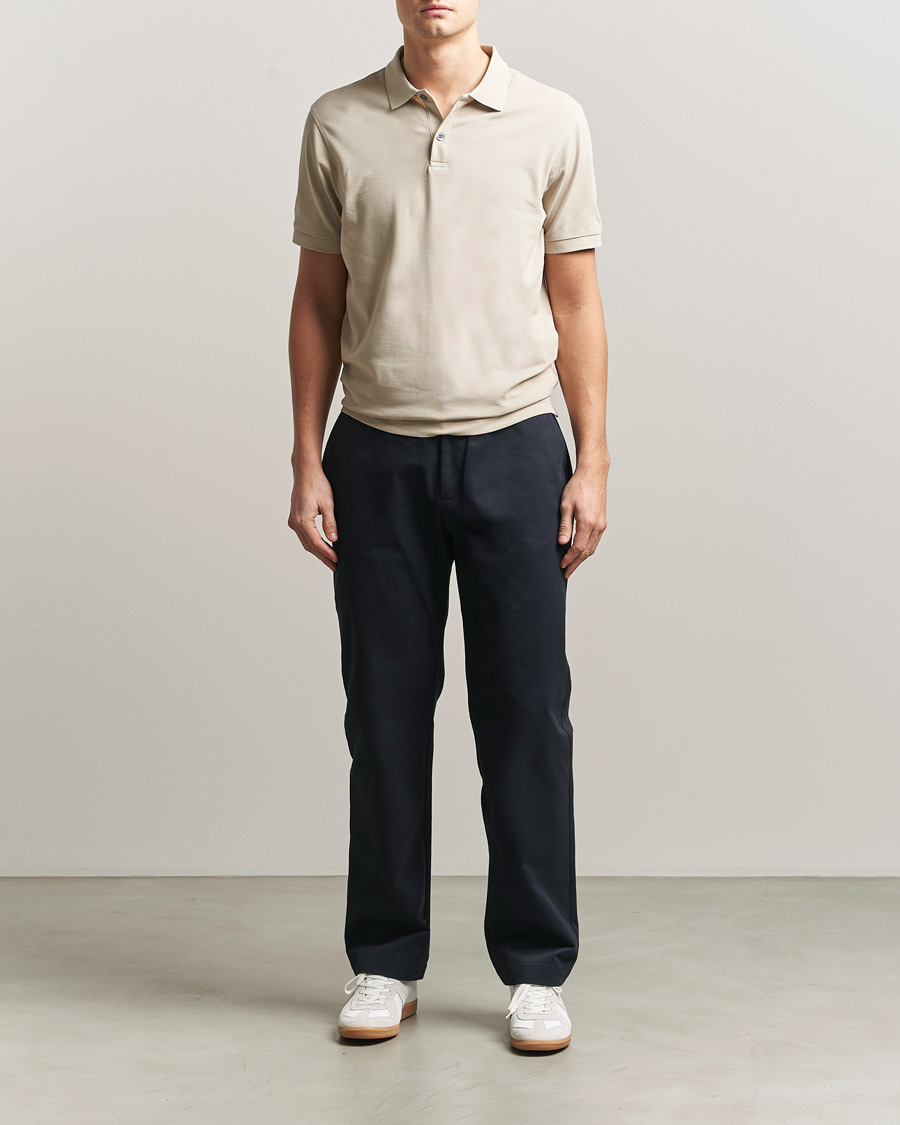 Herre | Polotrøjer | Sunspel | Supima Cotton Short Sleeve Pique Polo Hazelwood