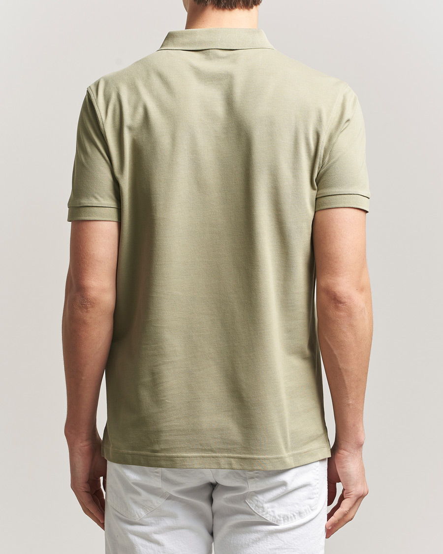 Herre | Polotrøjer | Sunspel | Supima Cotton Short Sleeve Pique Polo Pistachio