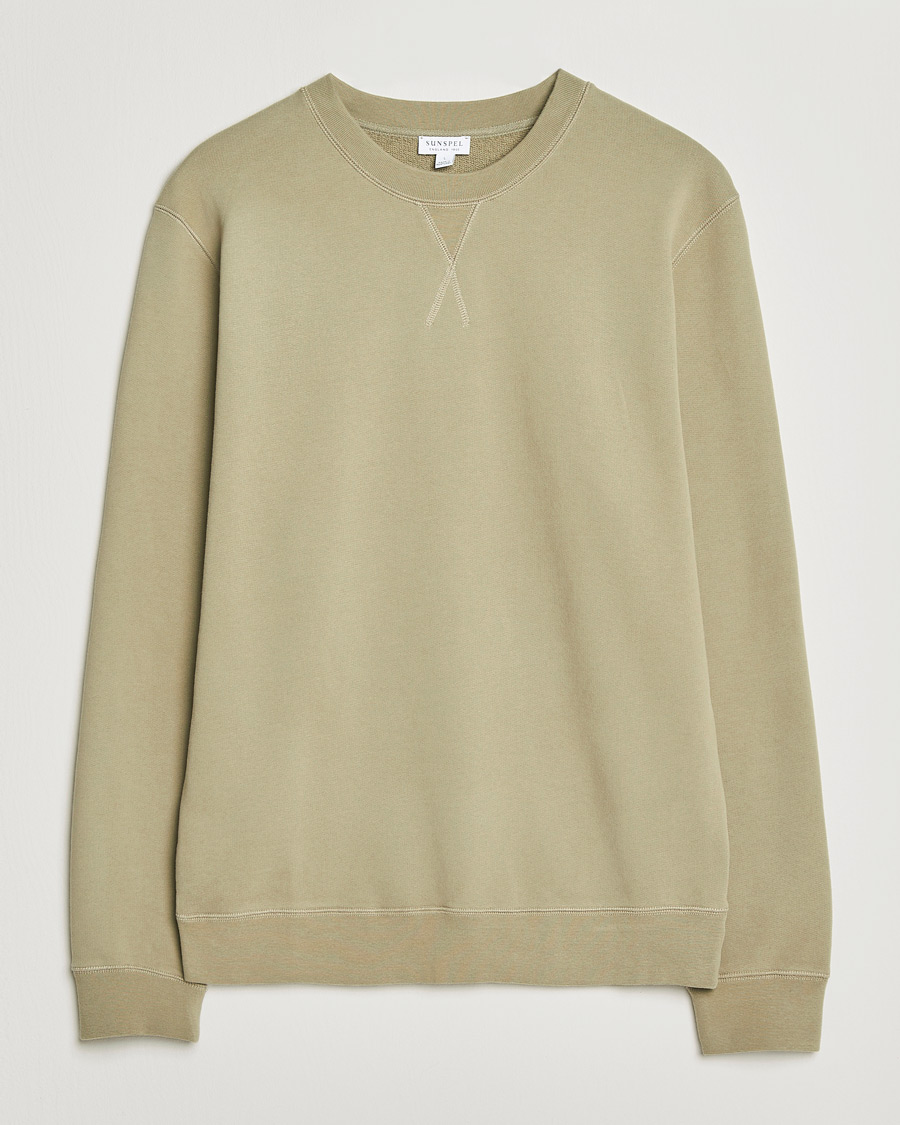 Herre | Trøjer | Sunspel | Loopback Sweatshirt Pistachio