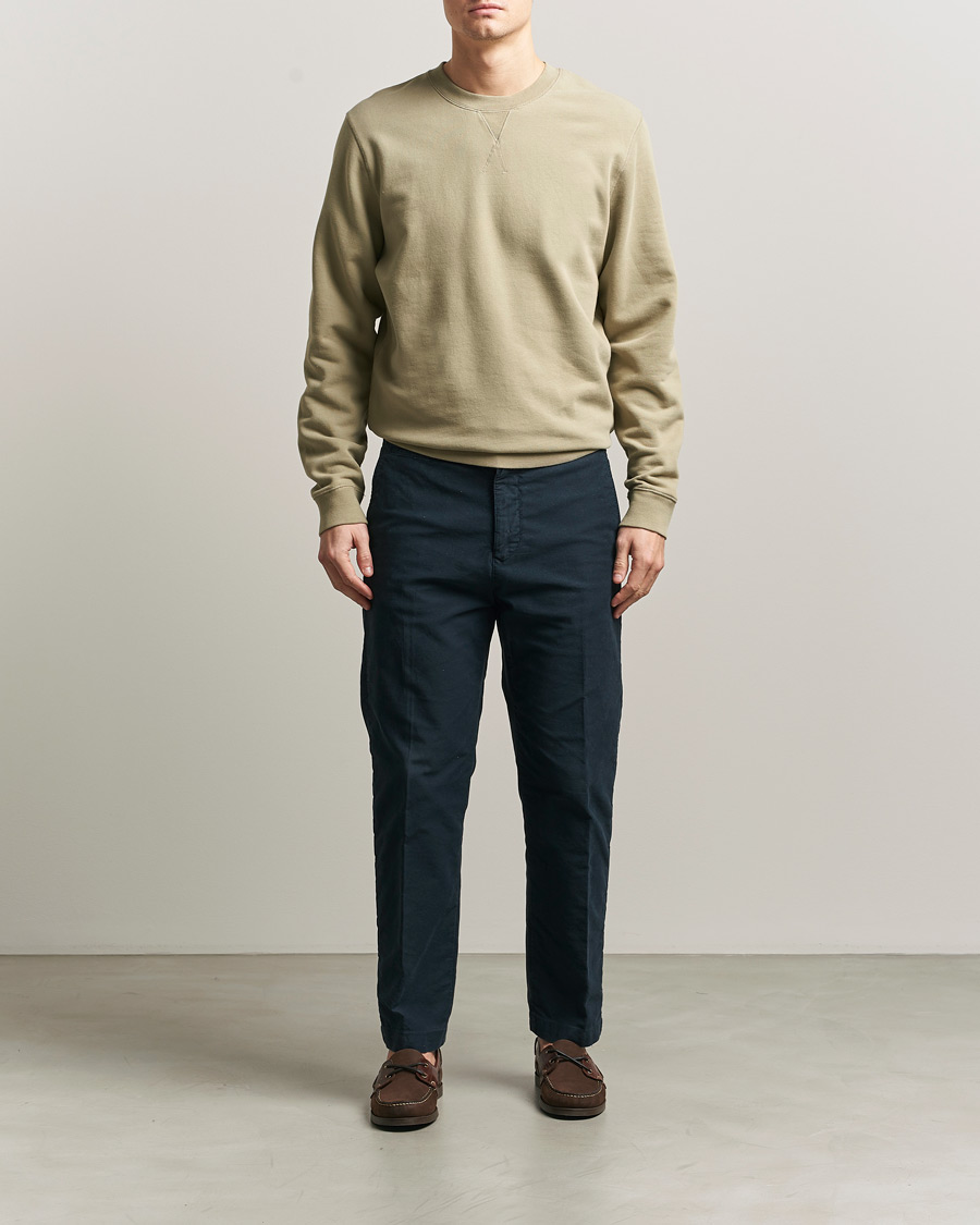 Herre | Trøjer | Sunspel | Loopback Sweatshirt Pistachio