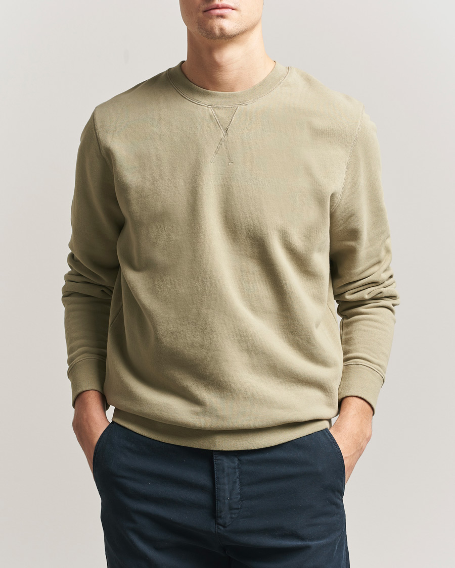 Herre | Trøjer | Sunspel | Loopback Sweatshirt Pistachio