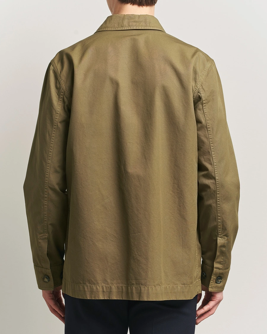 Herre | Jakker | Kiton | Cotton Canvas Chore Jacket Military