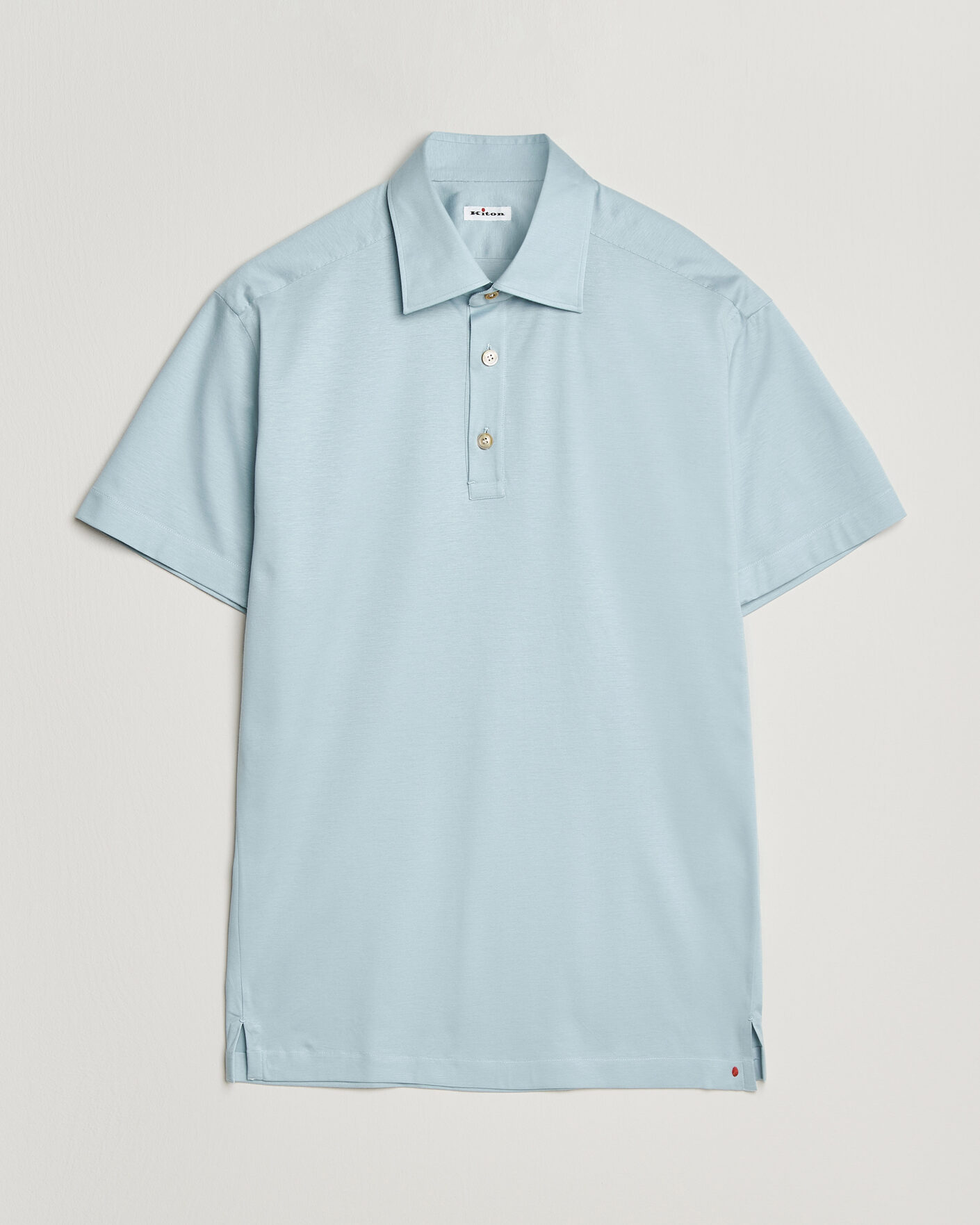 Herre | Polotrøjer | Kiton | Short Sleeve Jersey Polo Sky Blue