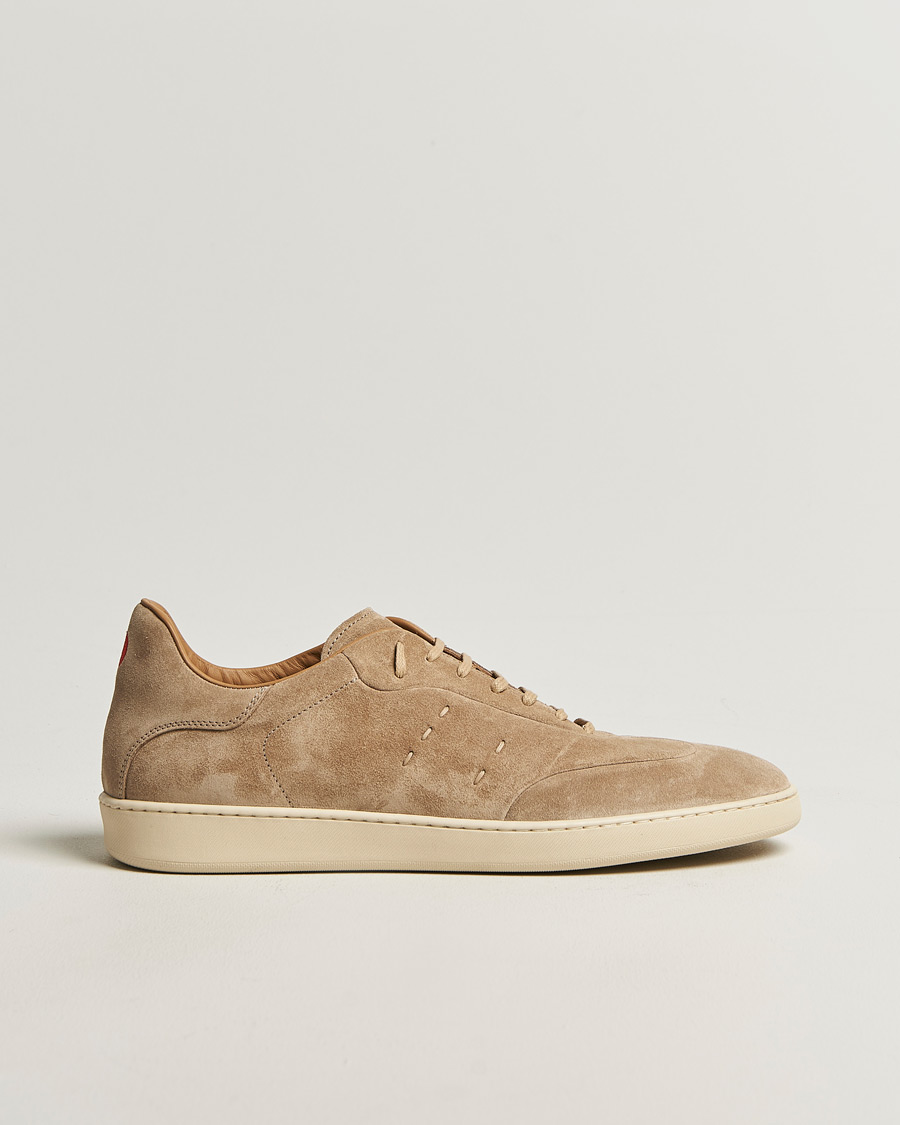 Herre | Sneakers | Kiton | Classic Suede Sneakers Sand