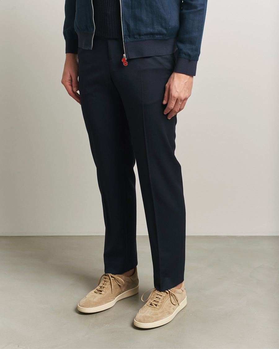 Herre | Sneakers | Kiton | Classic Suede Sneakers Sand