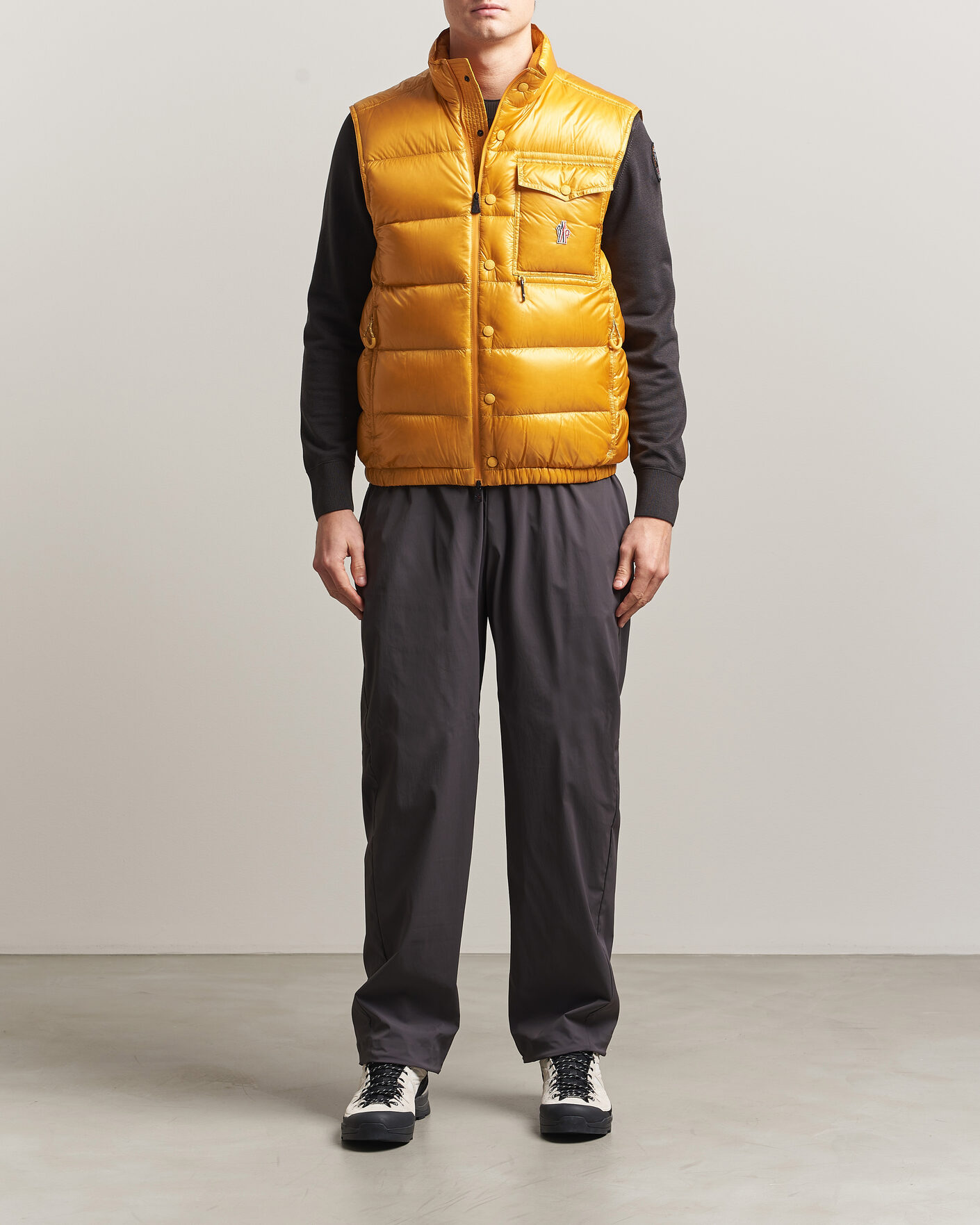 Herre | Veste | Moncler Grenoble | Uychi Down Vest Yellow
