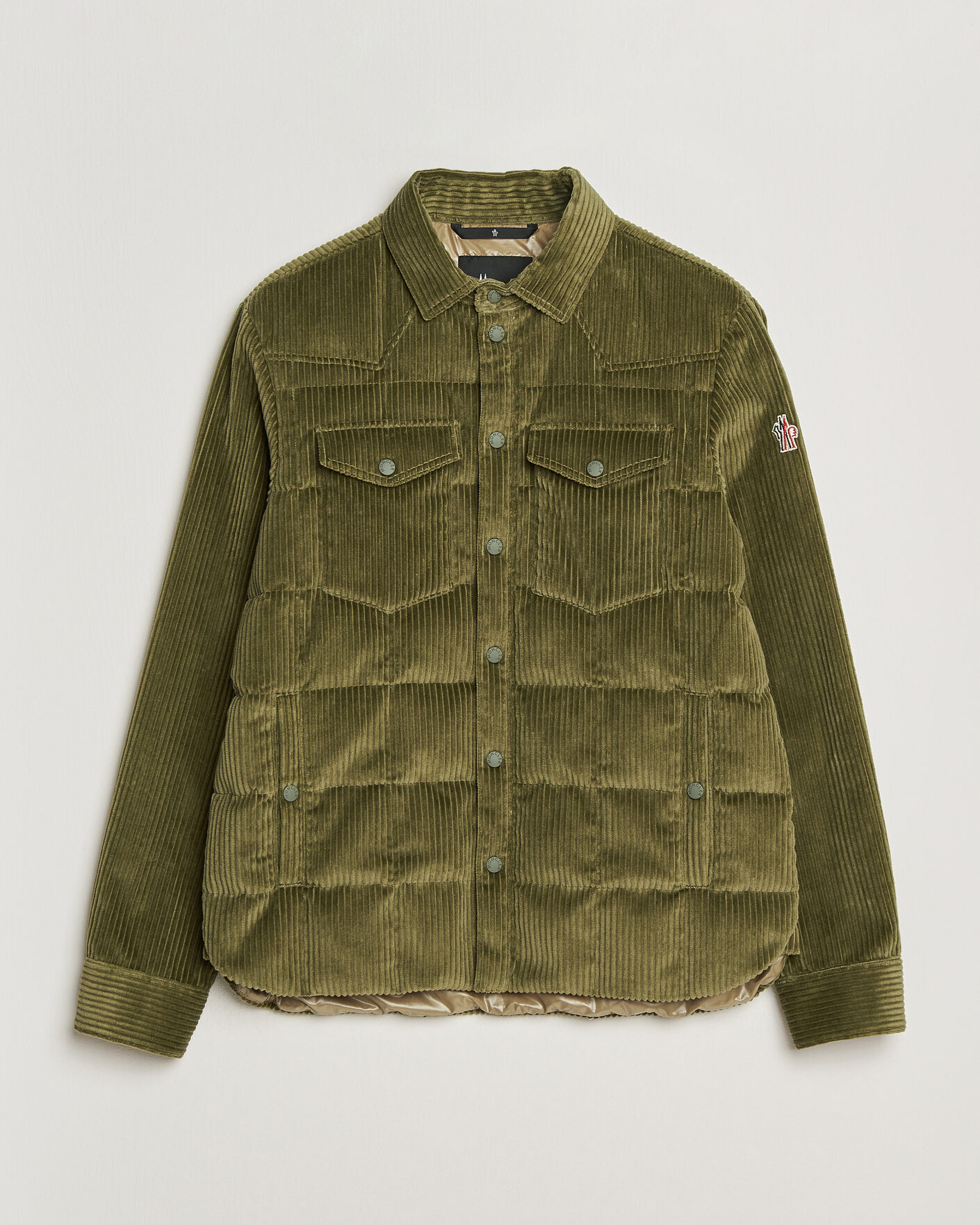 Herre | Jakker | Moncler Grenoble | Gelt Corduroy Shirt Jacket Military Green