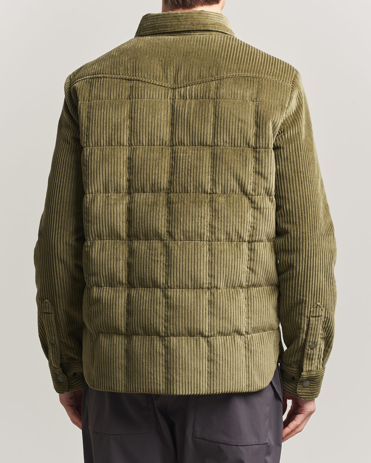 Herre | Jakker | Moncler Grenoble | Gelt Corduroy Shirt Jacket Military Green