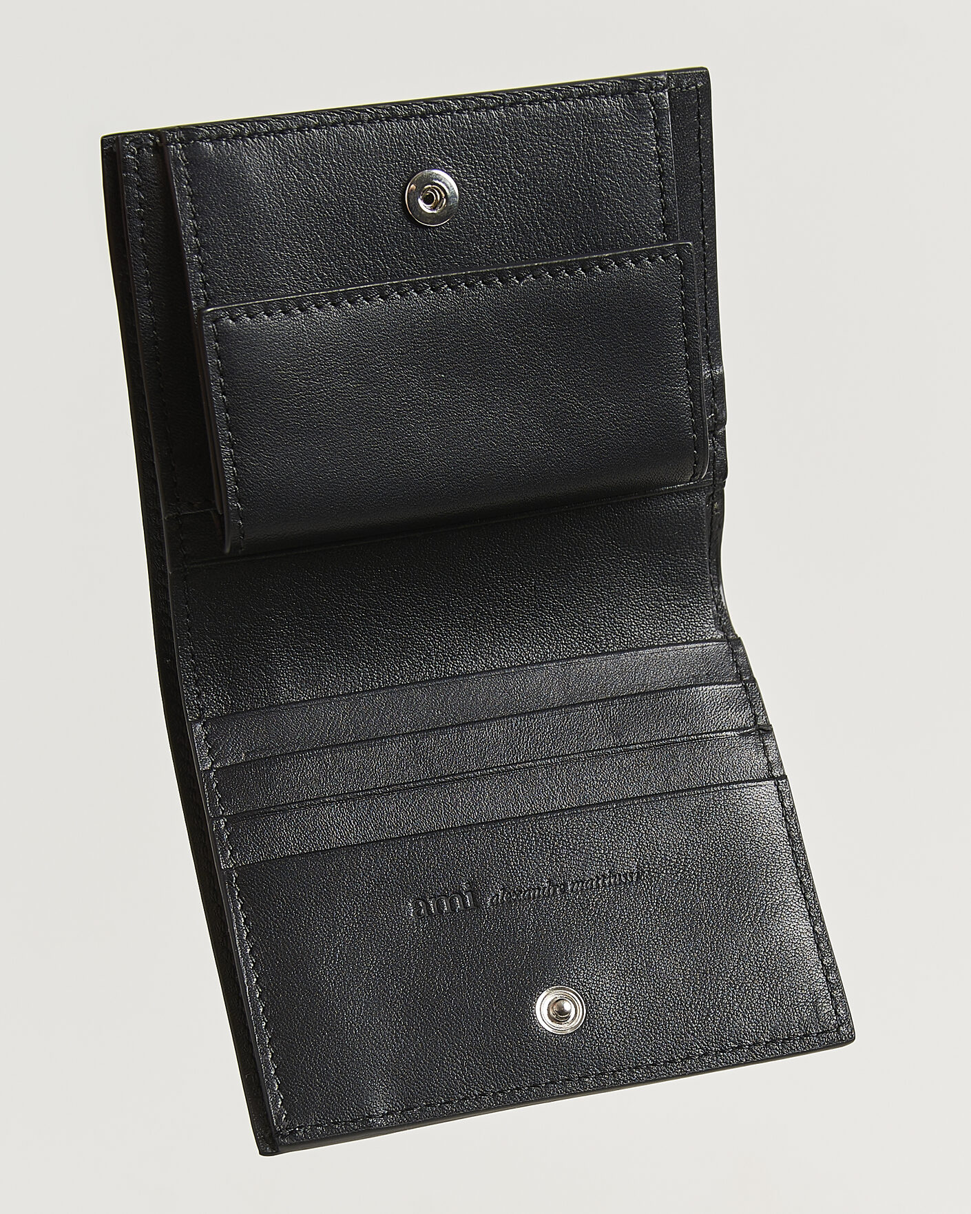 Herre | Punge | AMI | Tonal Heart Logo Wallet Black