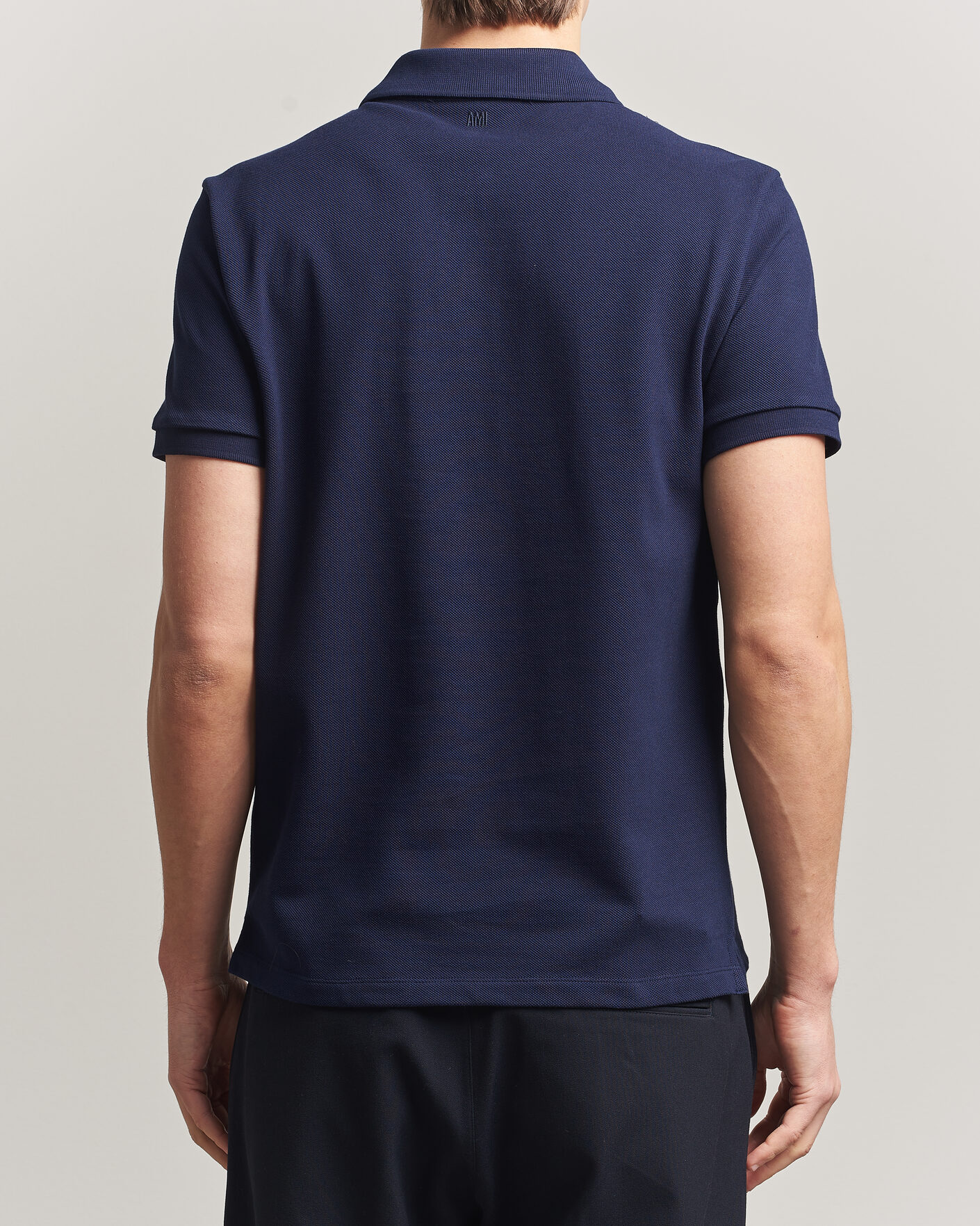 Herre | Polotrøjer | AMI | Heart Logo Polo Navy