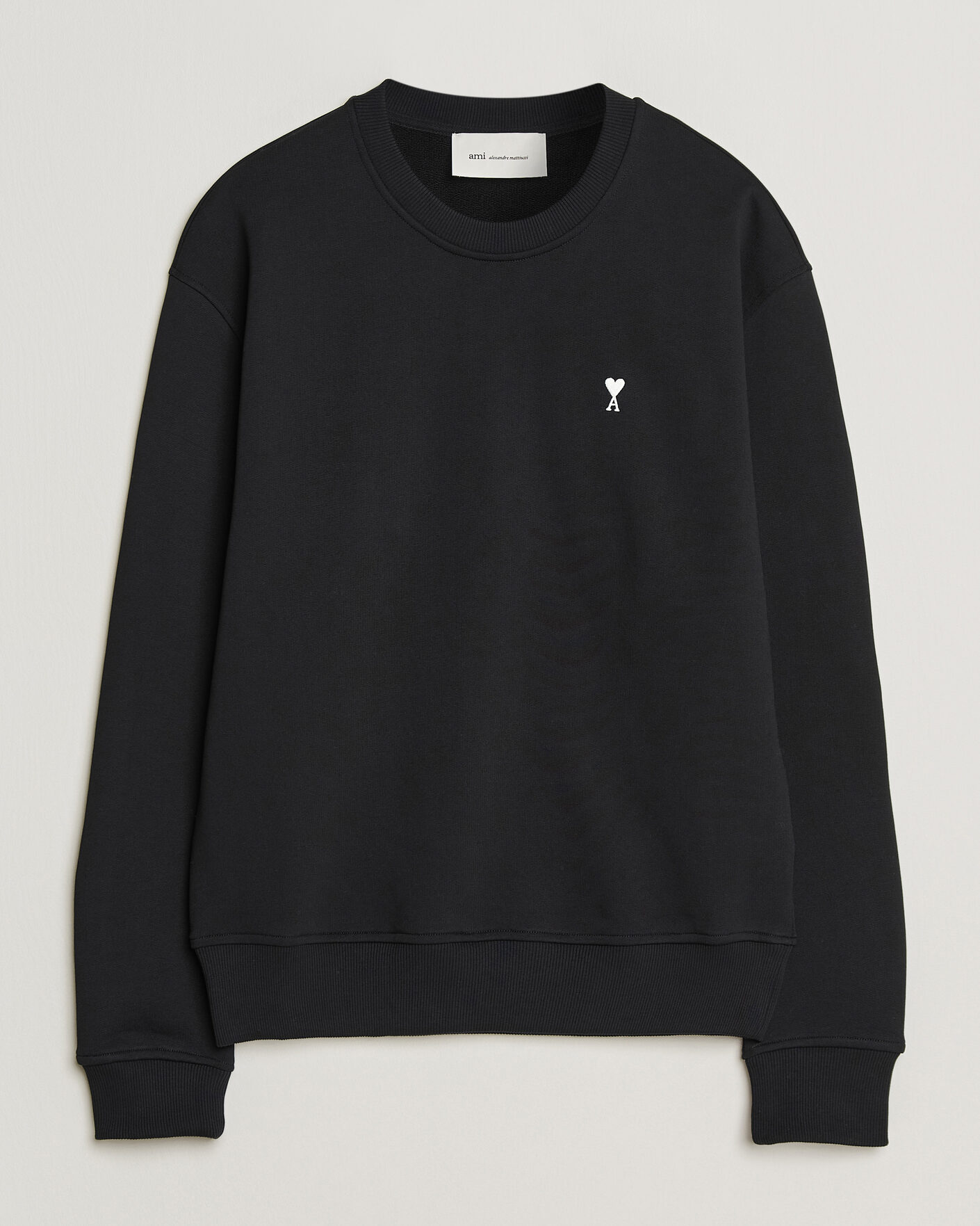 Herre | Trøjer | AMI | Contrast Heart Logo Sweatshirt Black