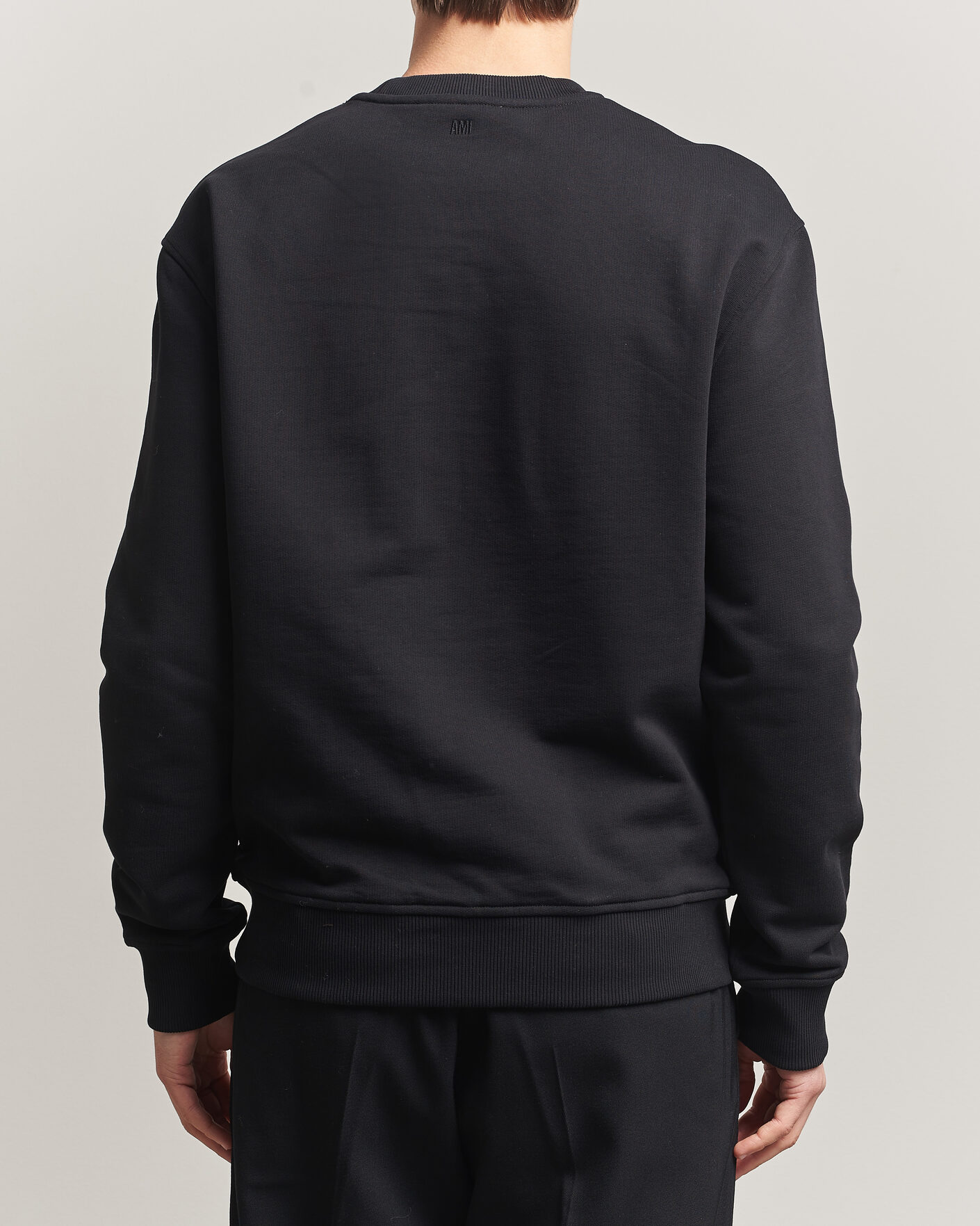 Herre | Trøjer | AMI | Contrast Heart Logo Sweatshirt Black