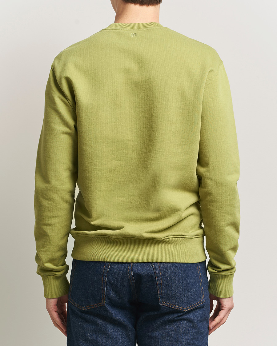 Herre | Trøjer | AMI | Contrast Heart Logo Sweatshirt Matcha