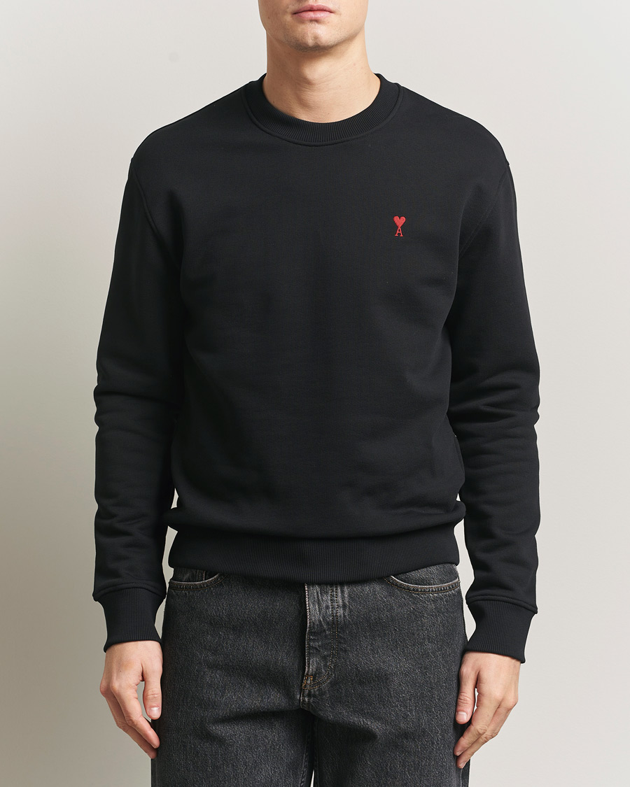 Herre | Trøjer | AMI | Heart Logo Sweatshirt Black