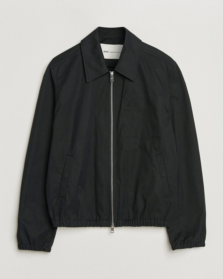 Herre | Jakker | AMI | Zipped Jacket Black