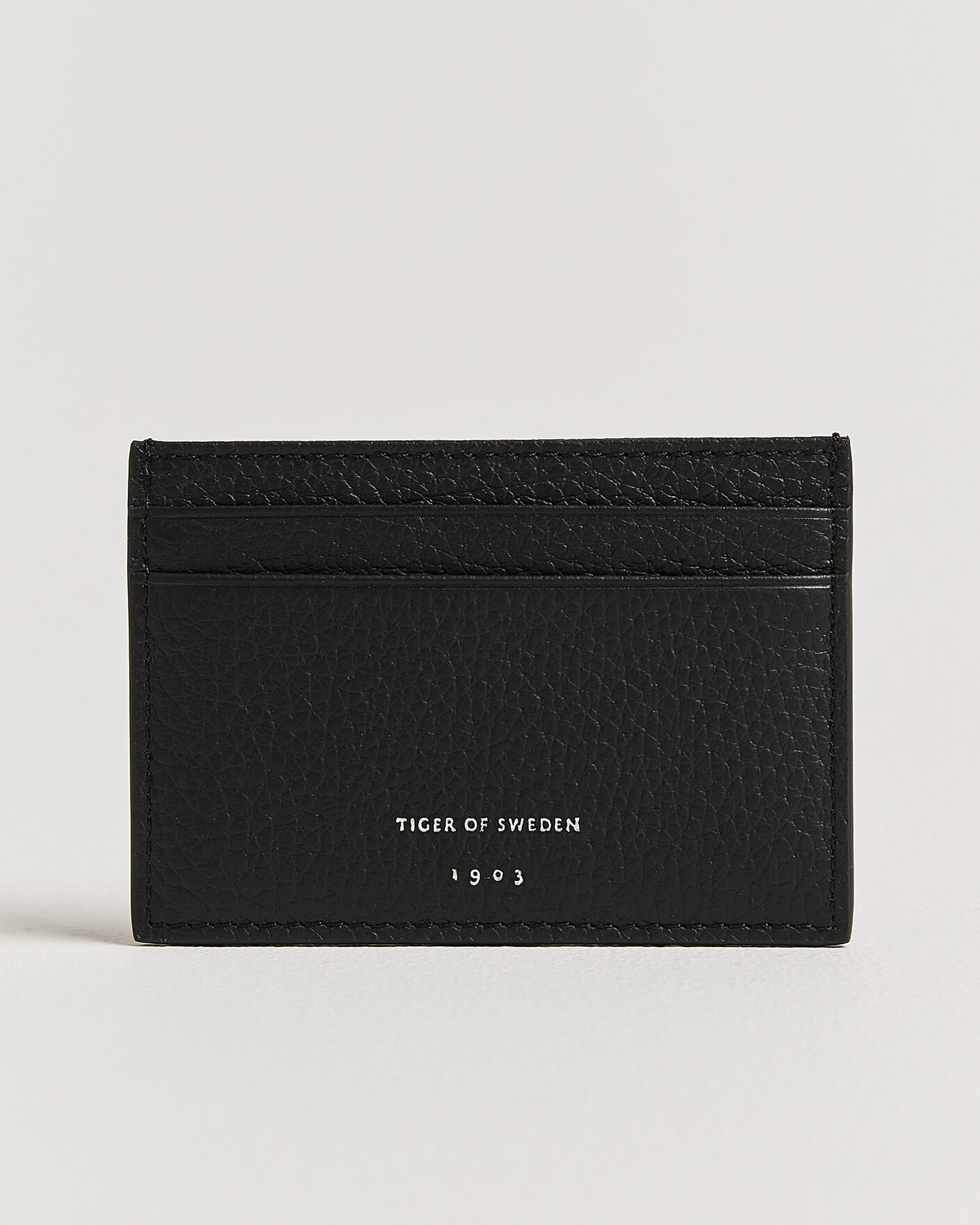 Herre | Punge | Tiger of Sweden | Wharf Leather Card Holder Black