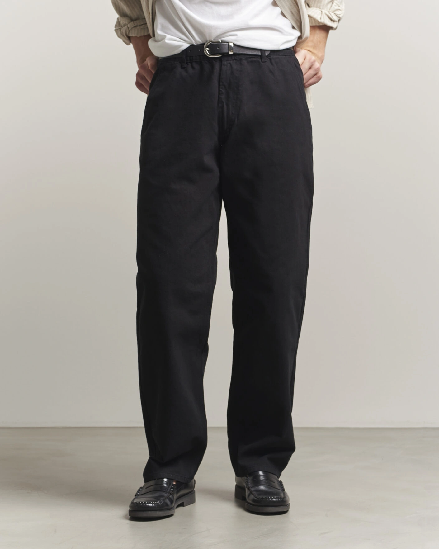 Herre | Bukser | Forét | Clay Twill Pants Black