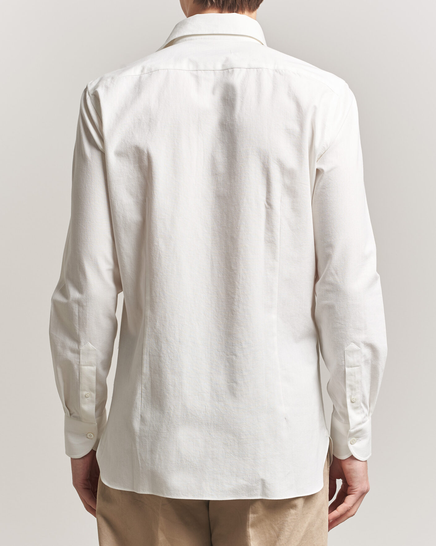 Herre | Skjorter | 100Hands | Washed Japanese Denim Shirt Off White