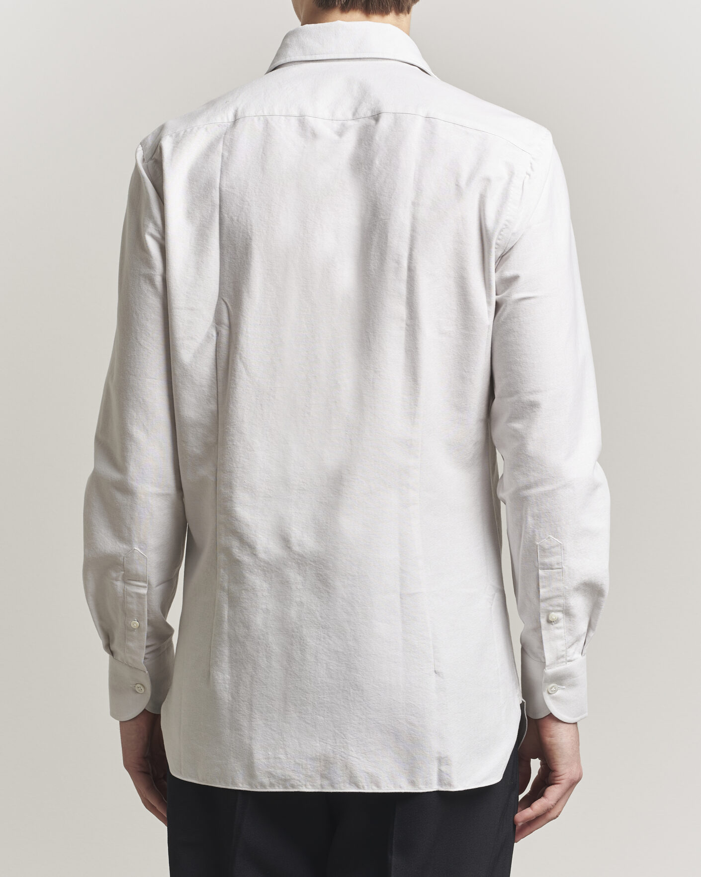 Herre | Skjorter | 100Hands | Washed Oxford Shirt Grey