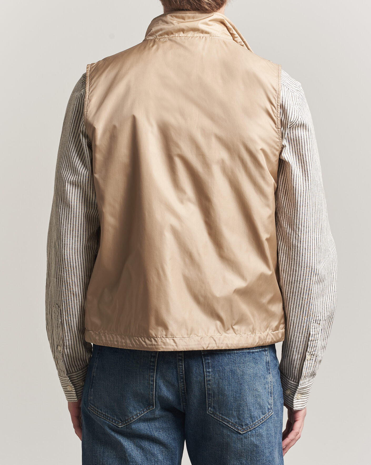 Herre | Veste | Aspesi | Vernes Nylon Gilet Beige
