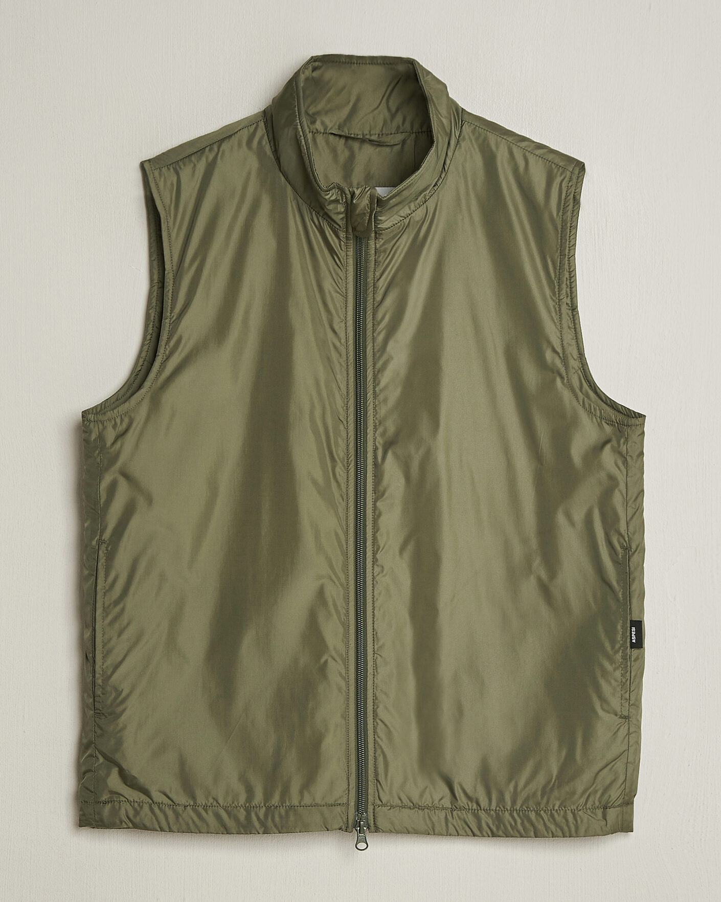 Herre | Veste | Aspesi | Vernes Nylon Gilet Olive